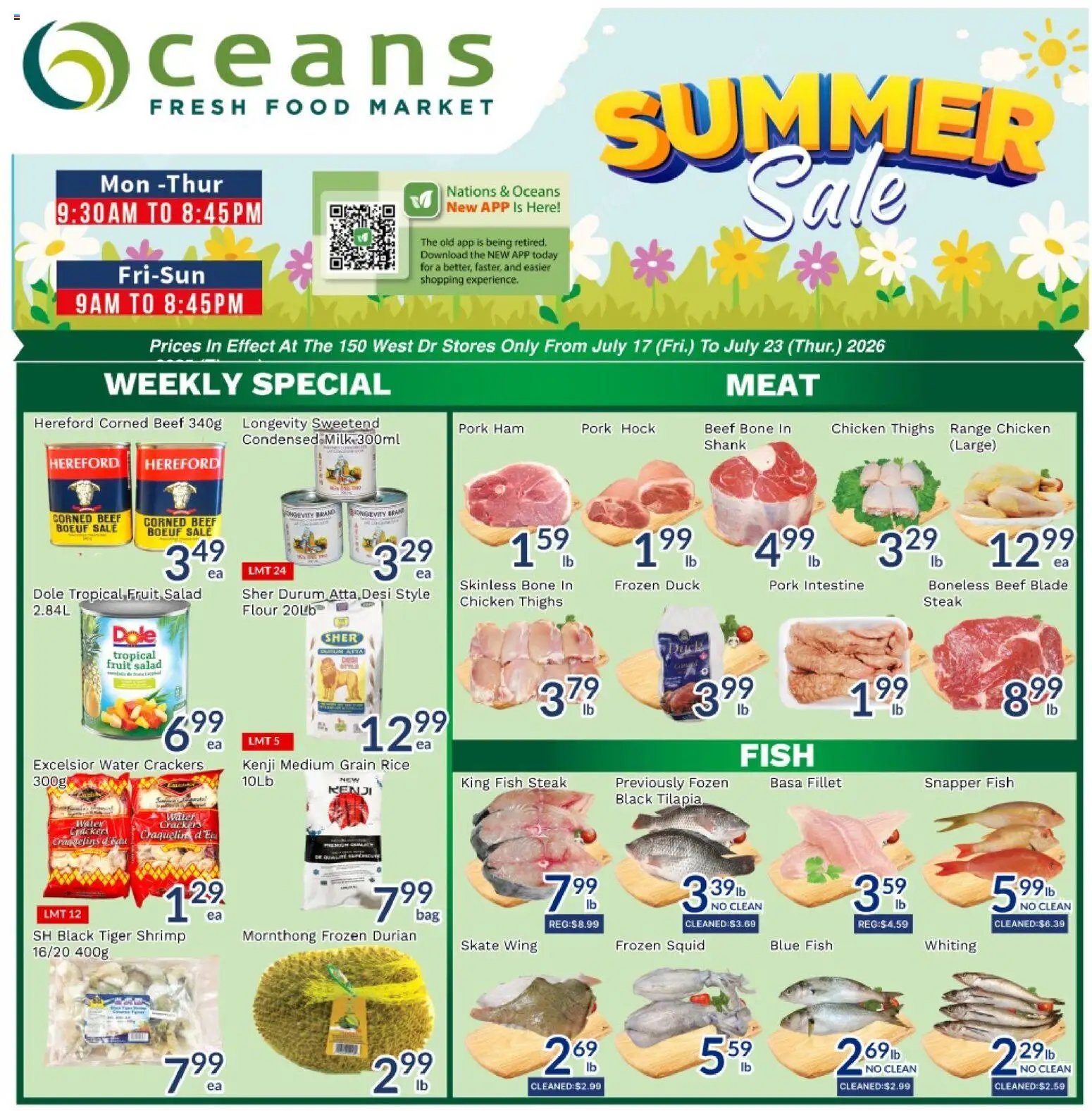 Oceans weekly flyer / circulaire