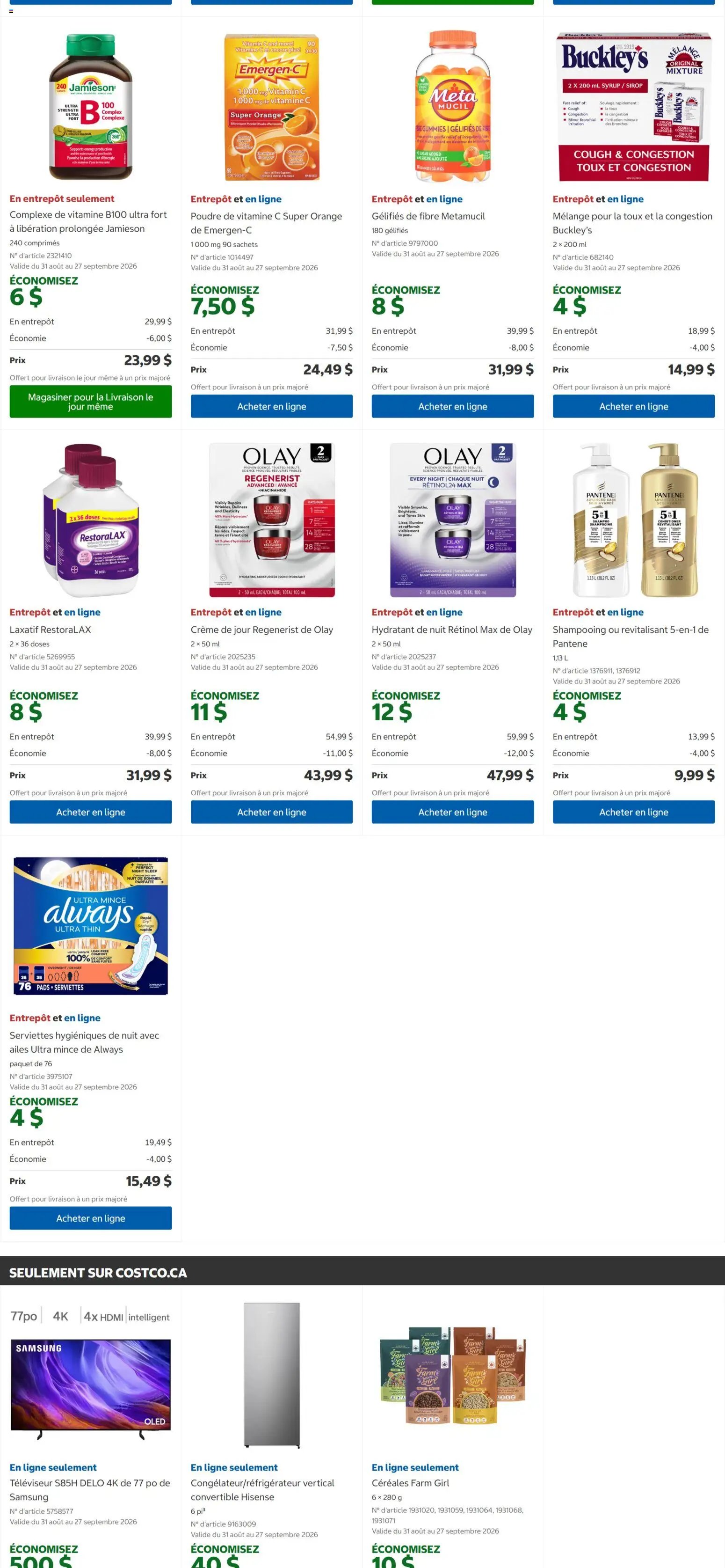 Costco circulaire