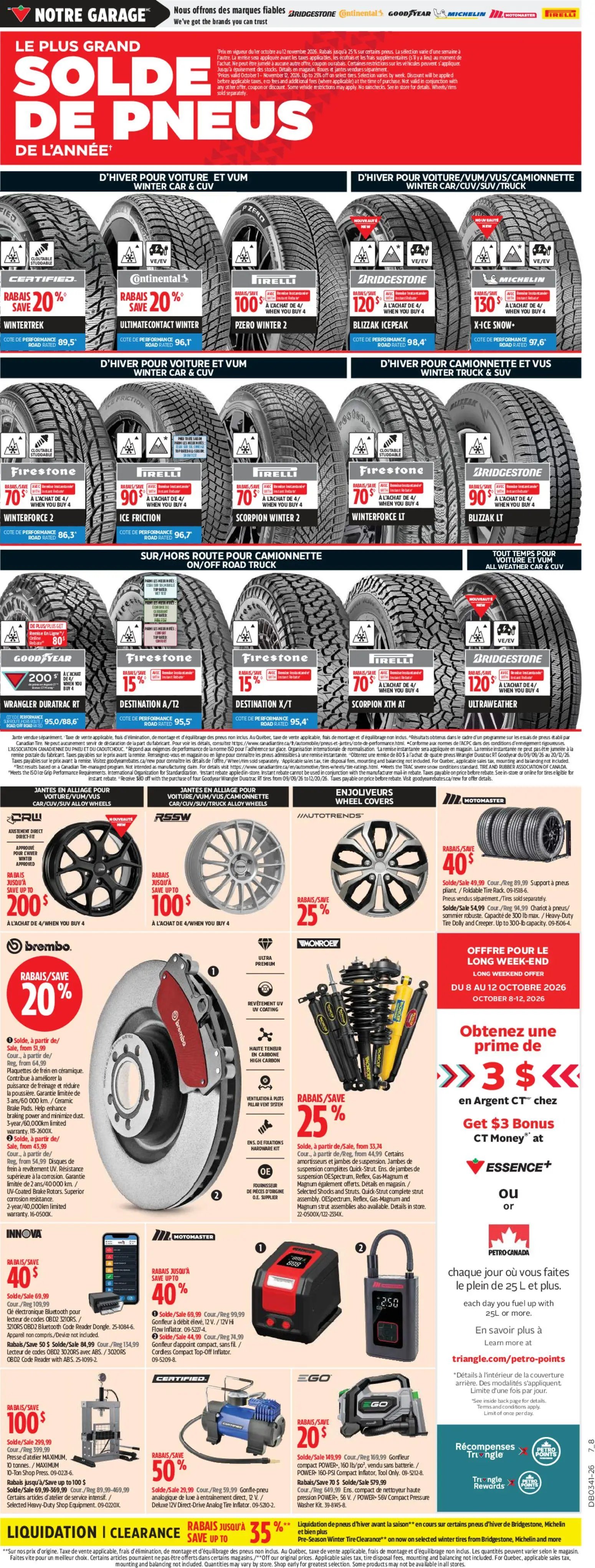 Canadian Tire circulaire