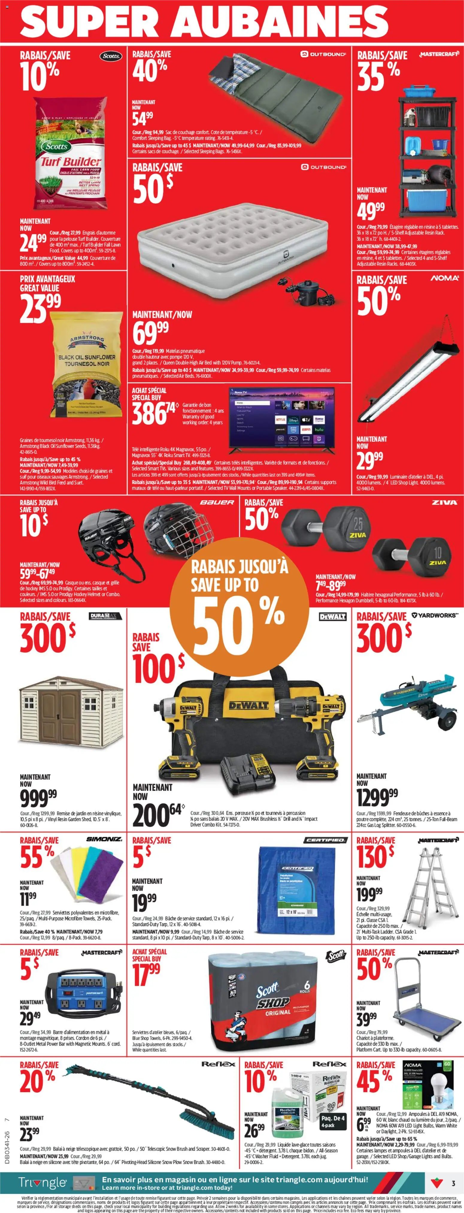 Canadian Tire circulaire