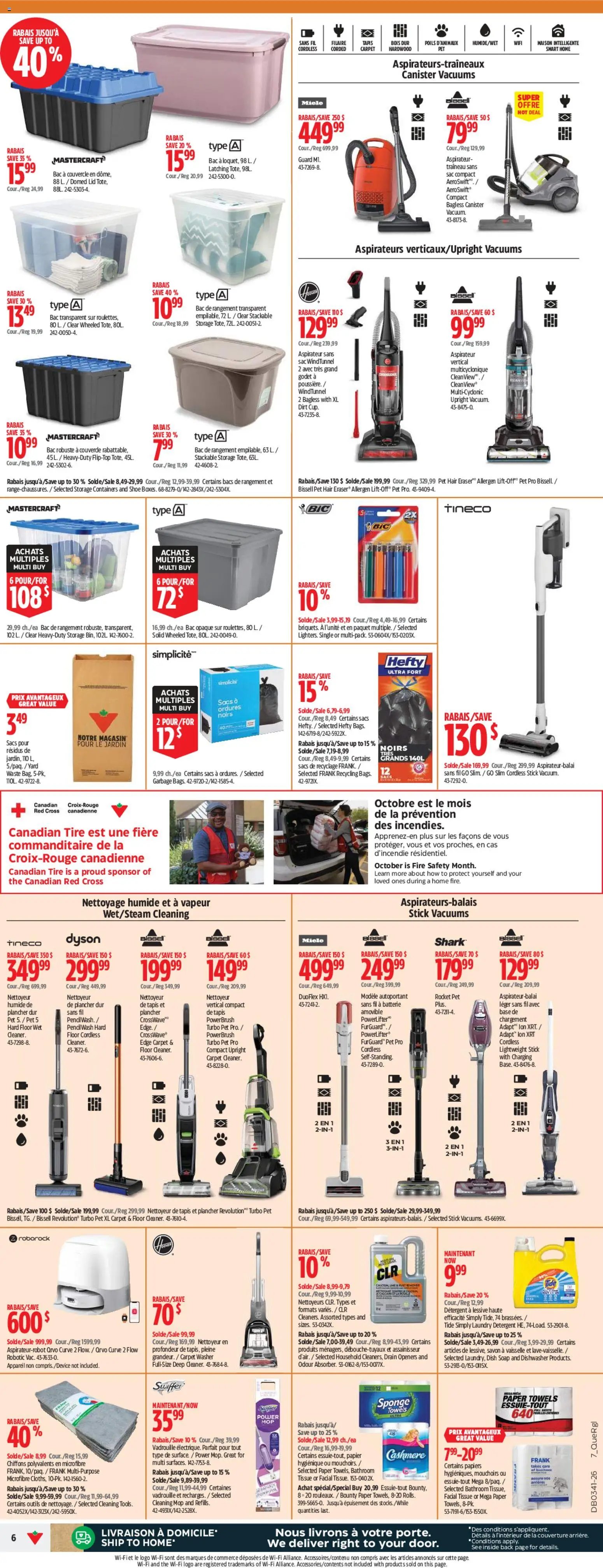 Canadian Tire circulaire