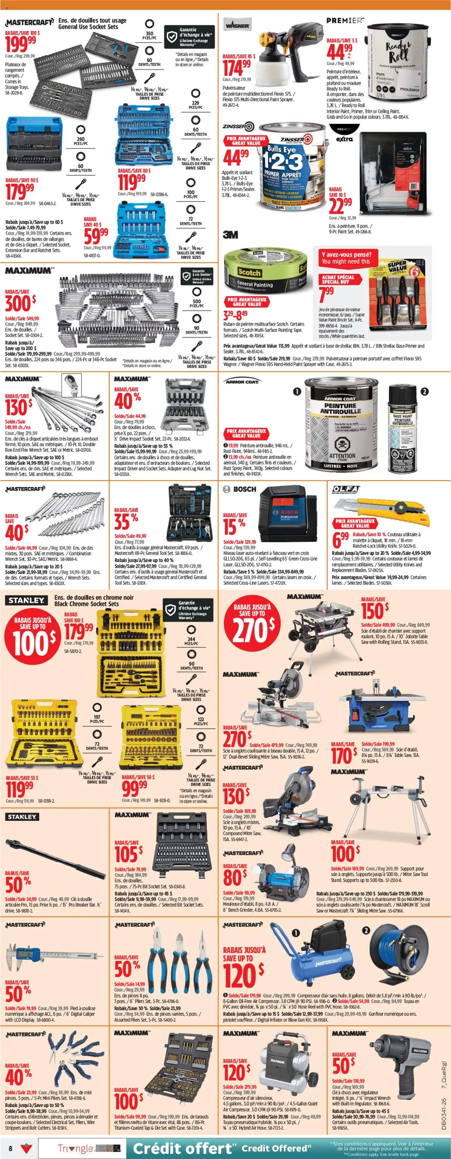 Canadian Tire circulaire