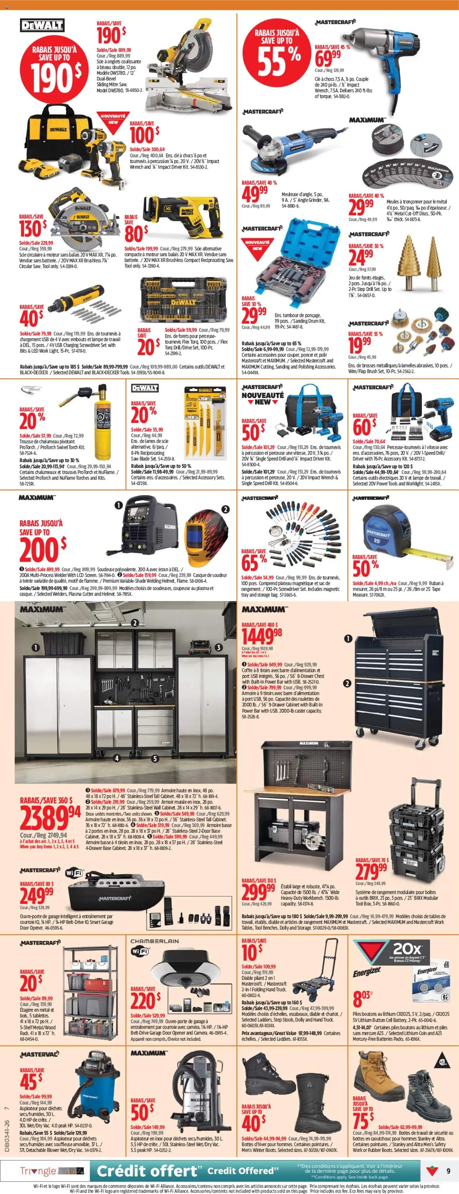 Canadian Tire circulaire
