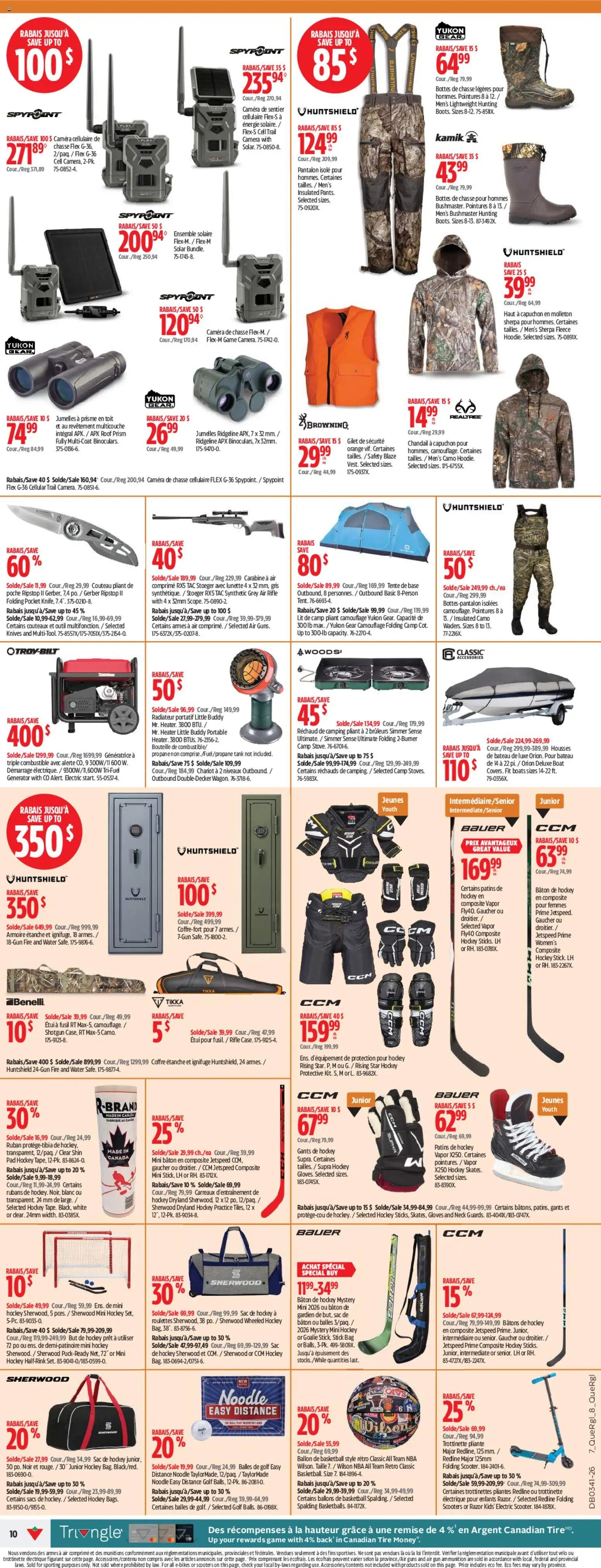 Canadian Tire circulaire
