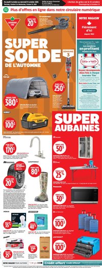 Canadian Tire circulaire