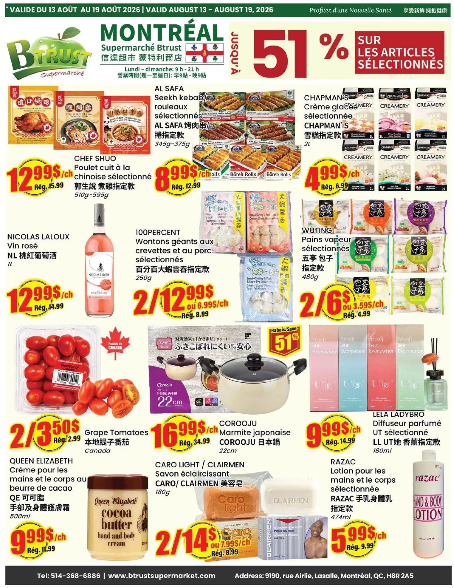 Btrust Supermarket weekly flyer / circulaire