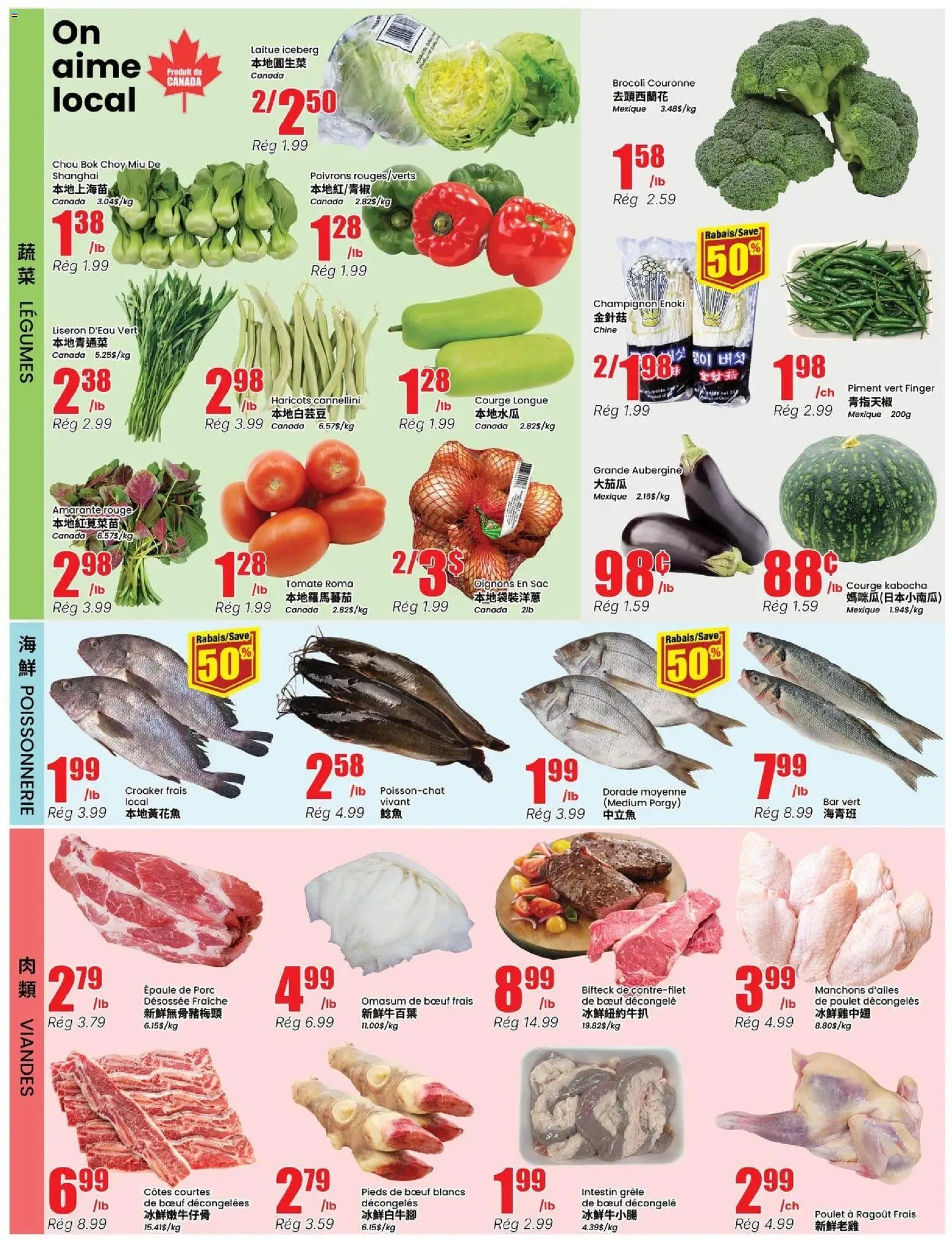Btrust Supermarket weekly flyer / circulaire