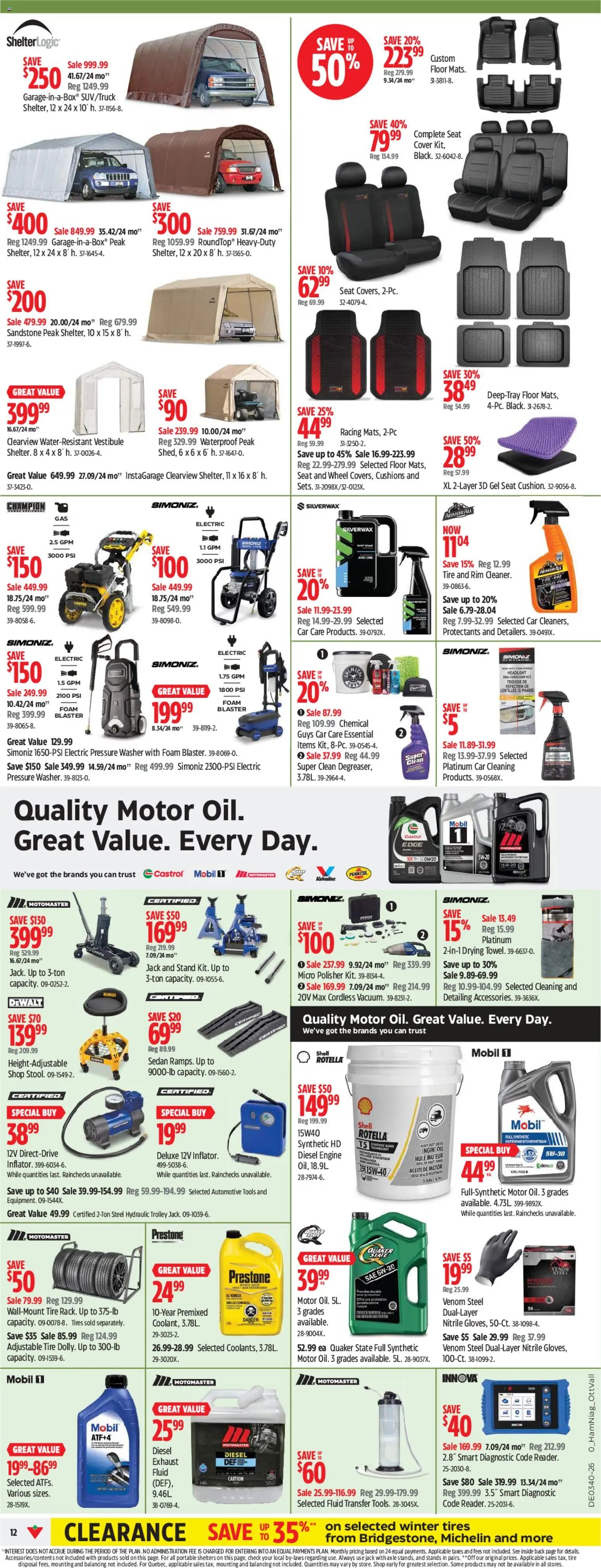 Canadian Tire weekly flyer