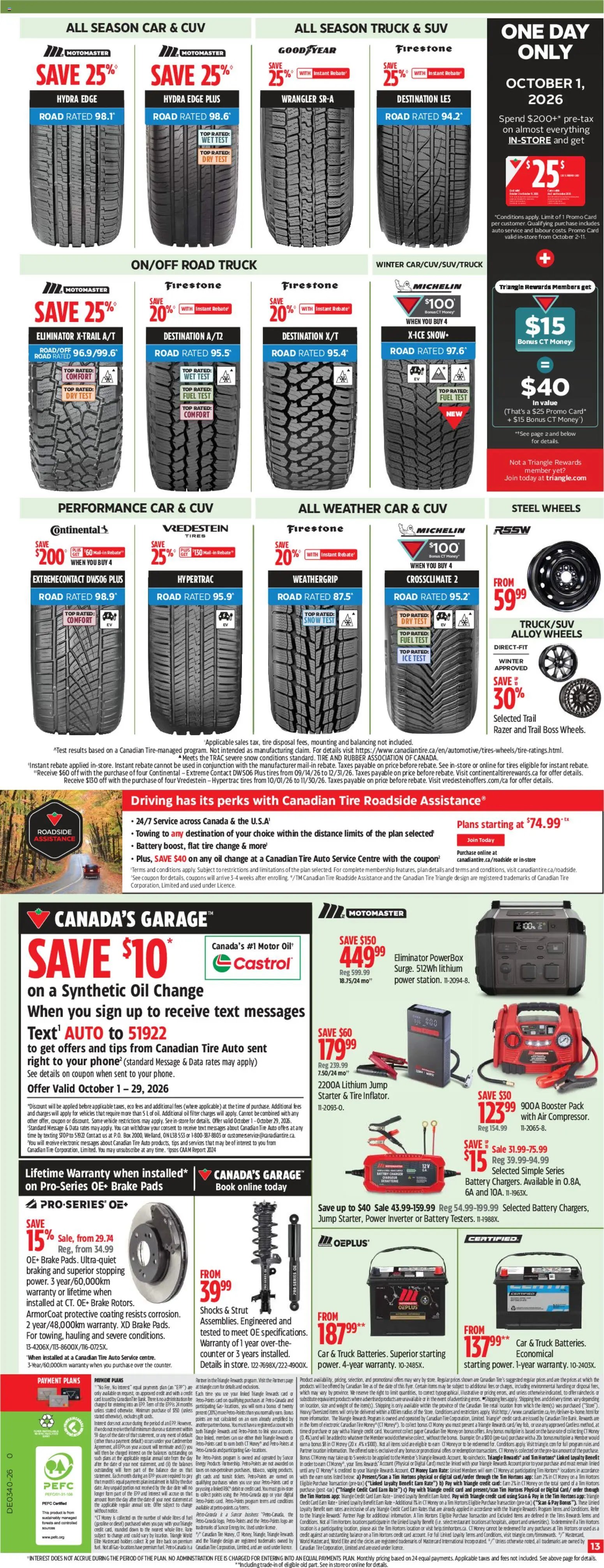 Canadian Tire weekly flyer