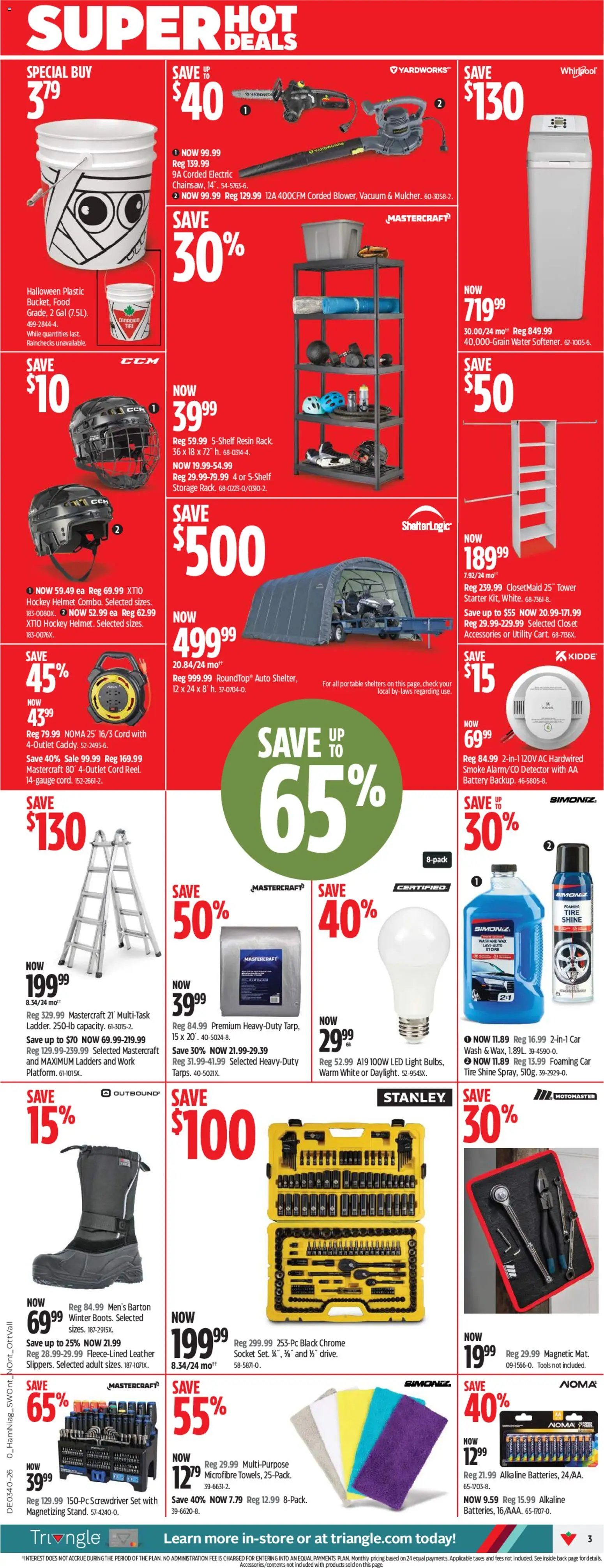 Canadian Tire weekly flyer
