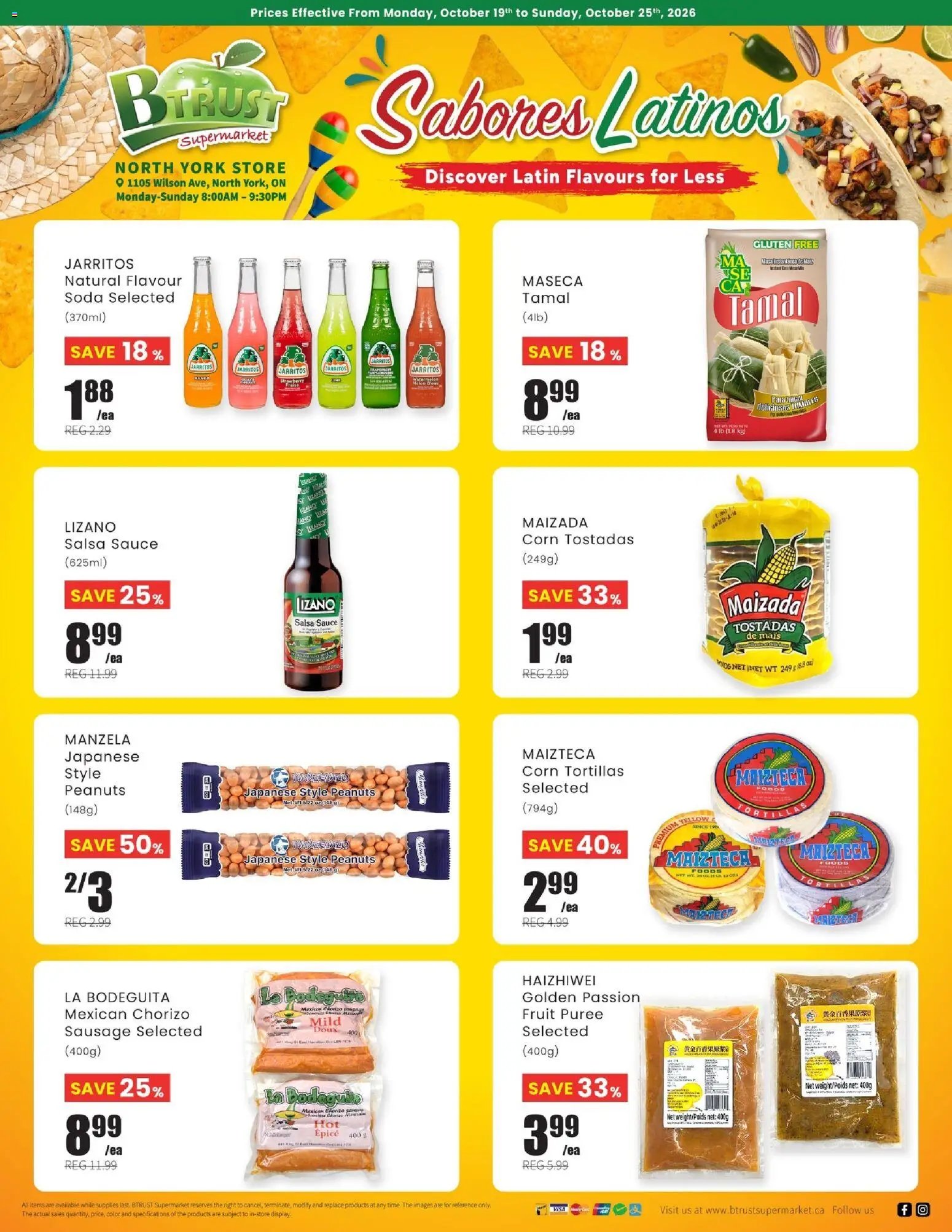 Btrust Supermarket flyer - North York Latin Specials