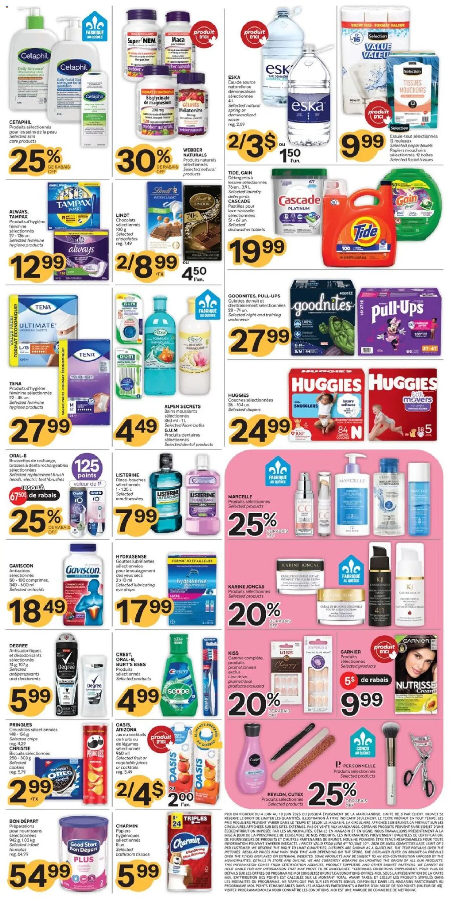 Brunet weekly flyer / circulaire
