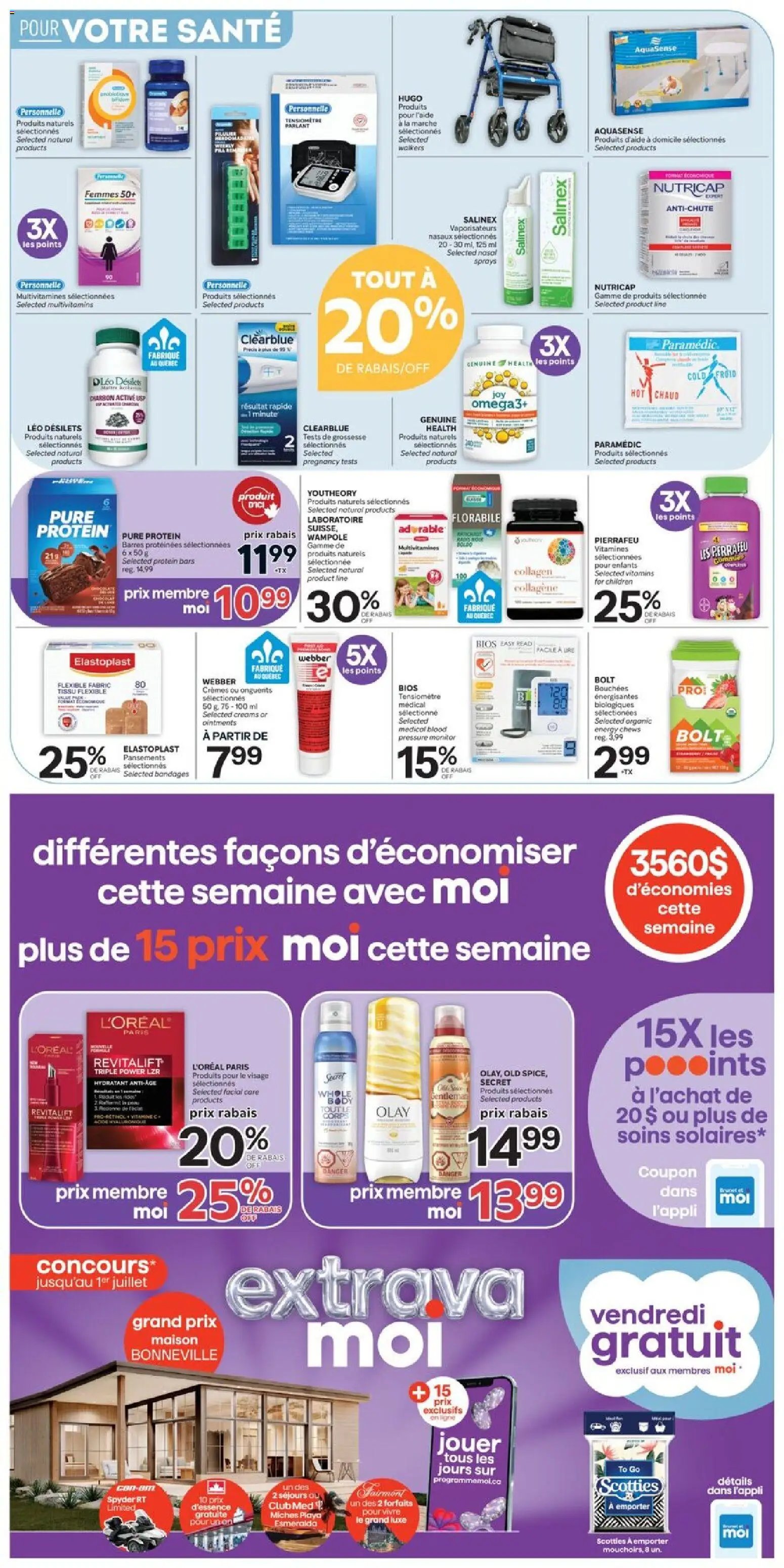 Brunet weekly flyer / circulaire