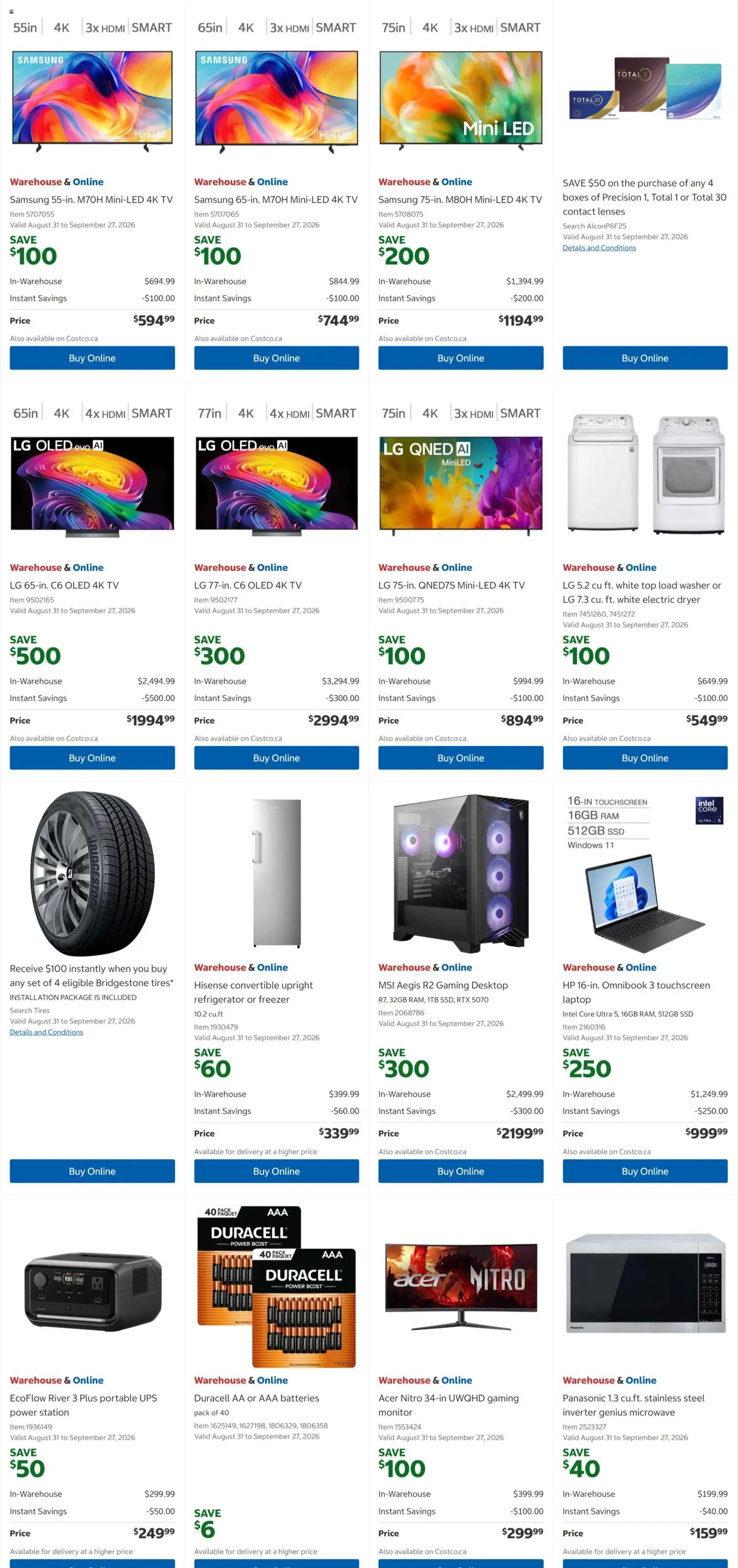 Costco weekly flyer