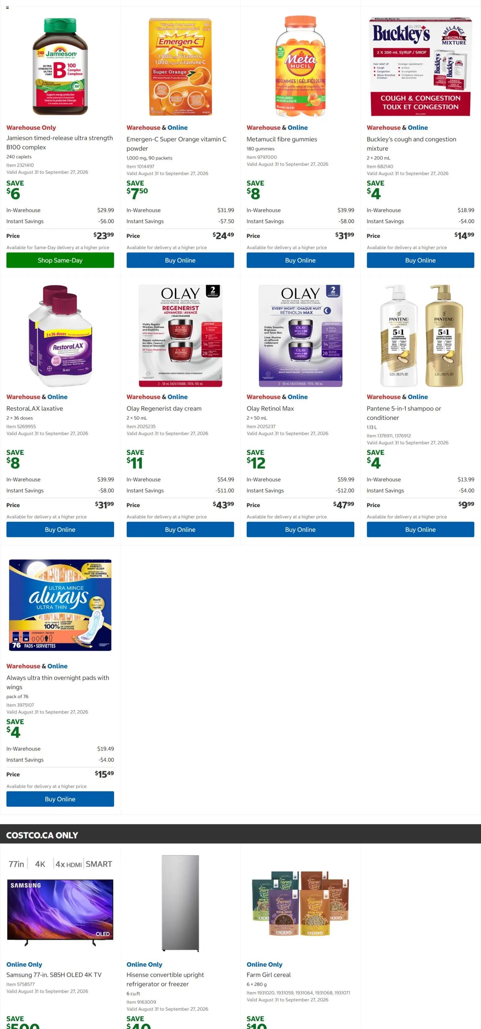 Costco weekly flyer