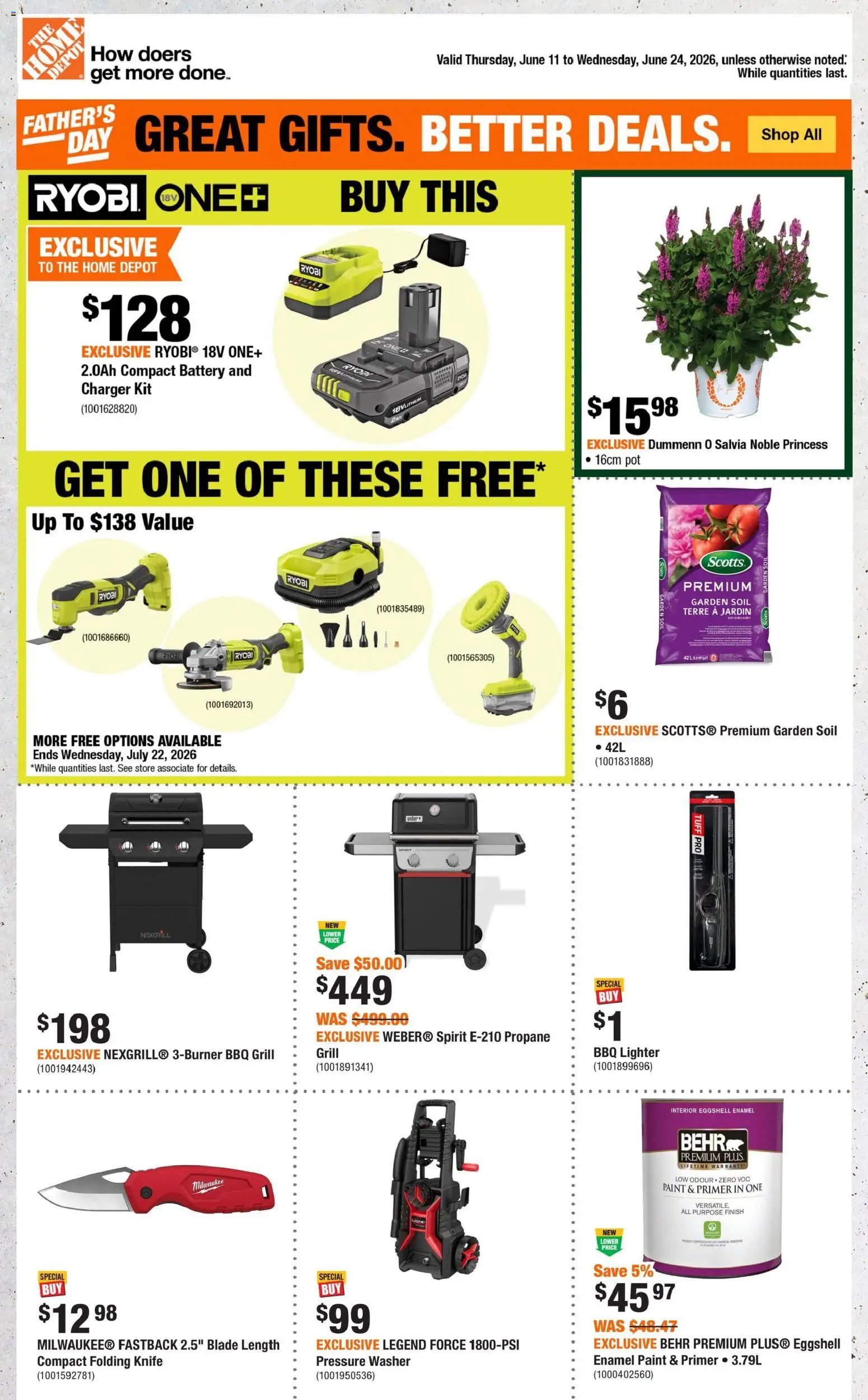 Home Depot weekly flyer / circulaire