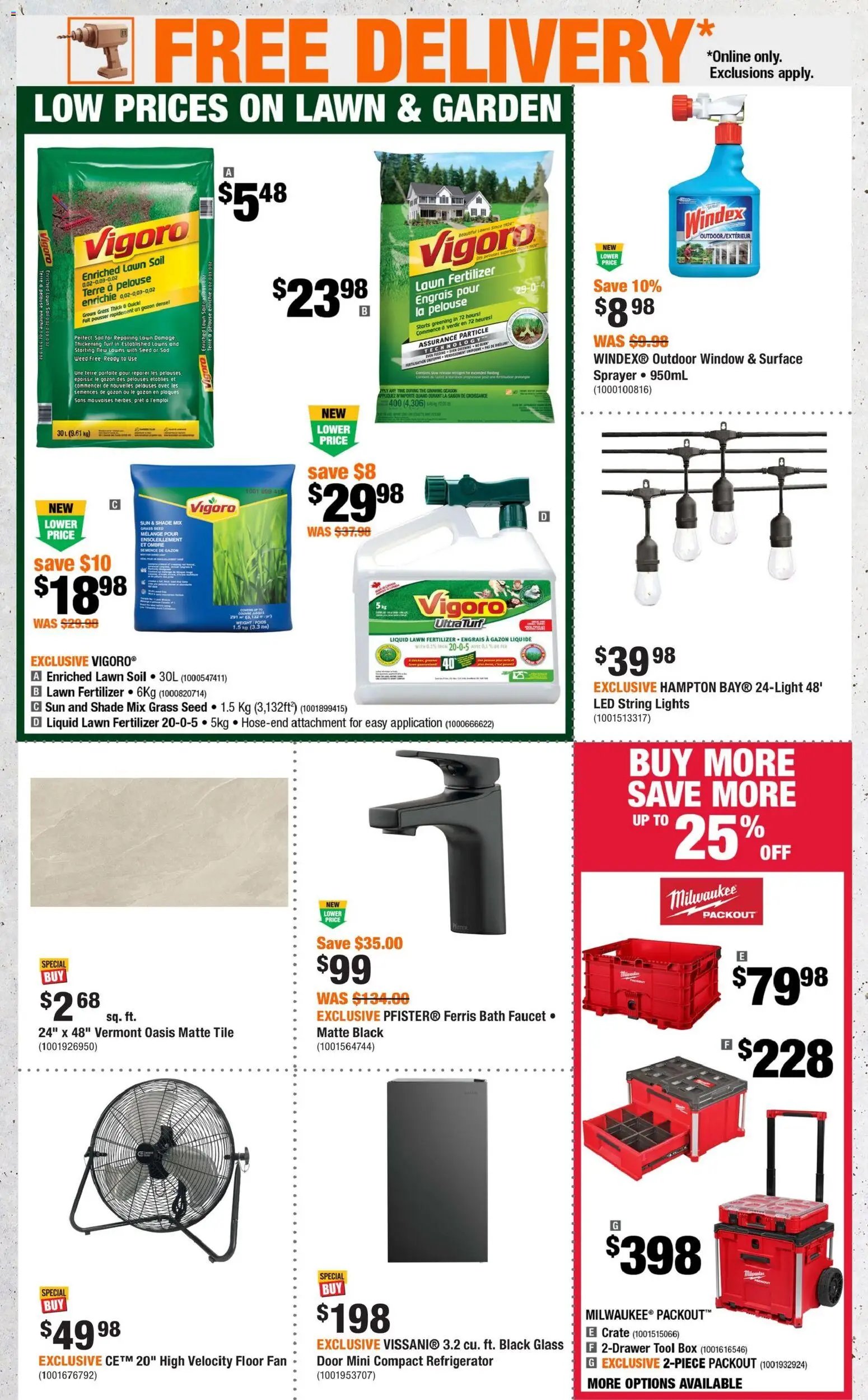 Home Depot weekly flyer / circulaire