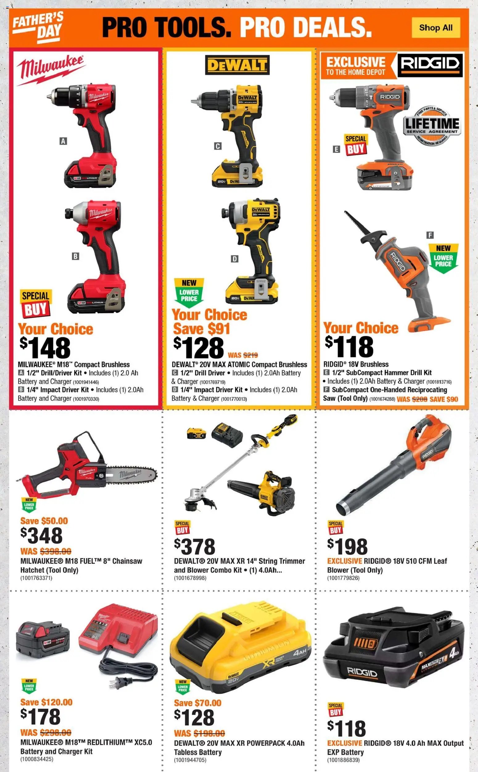 Home Depot weekly flyer / circulaire