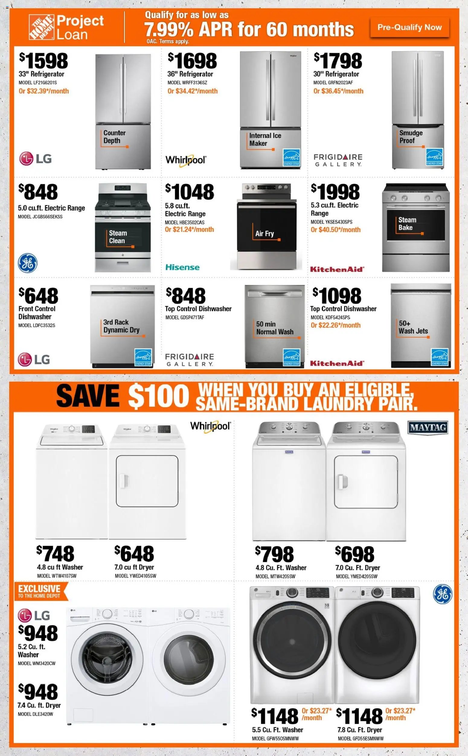 Home Depot weekly flyer / circulaire