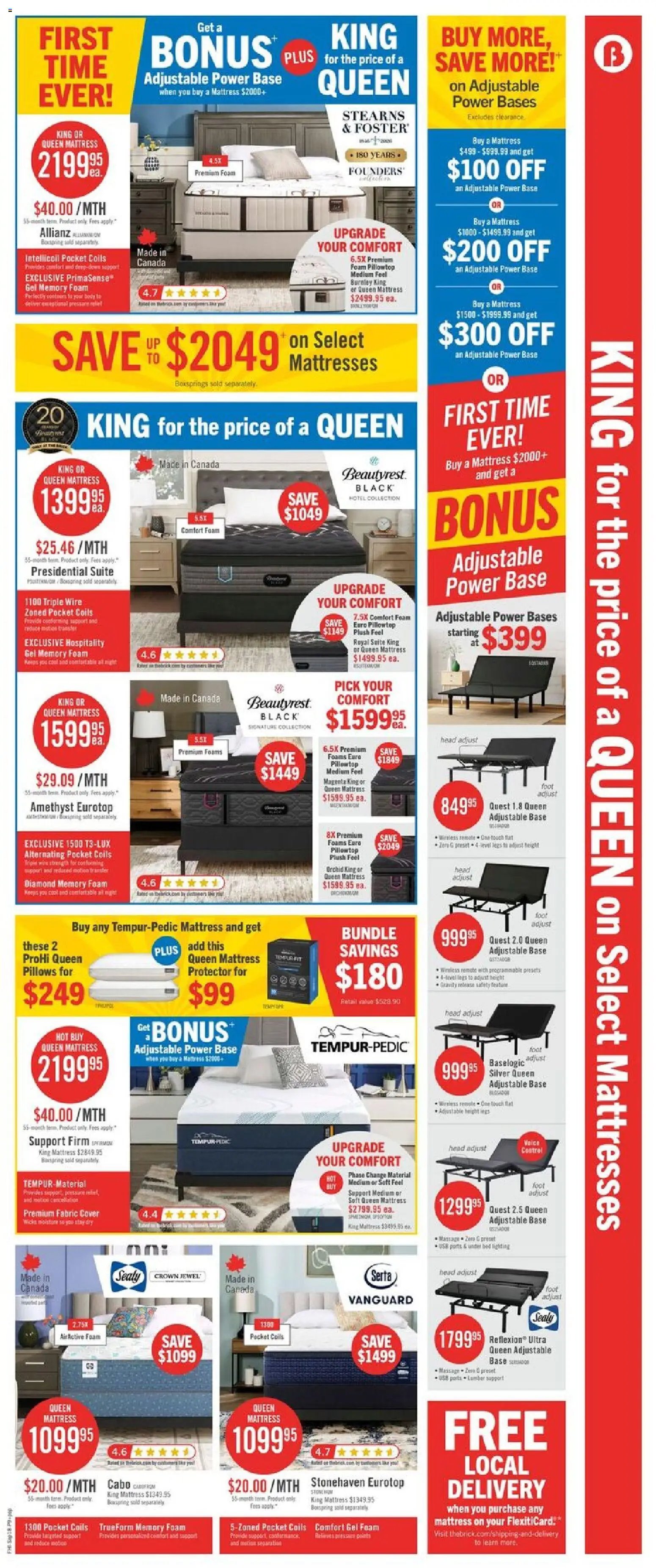 The Brick weekly flyer / circulaire
