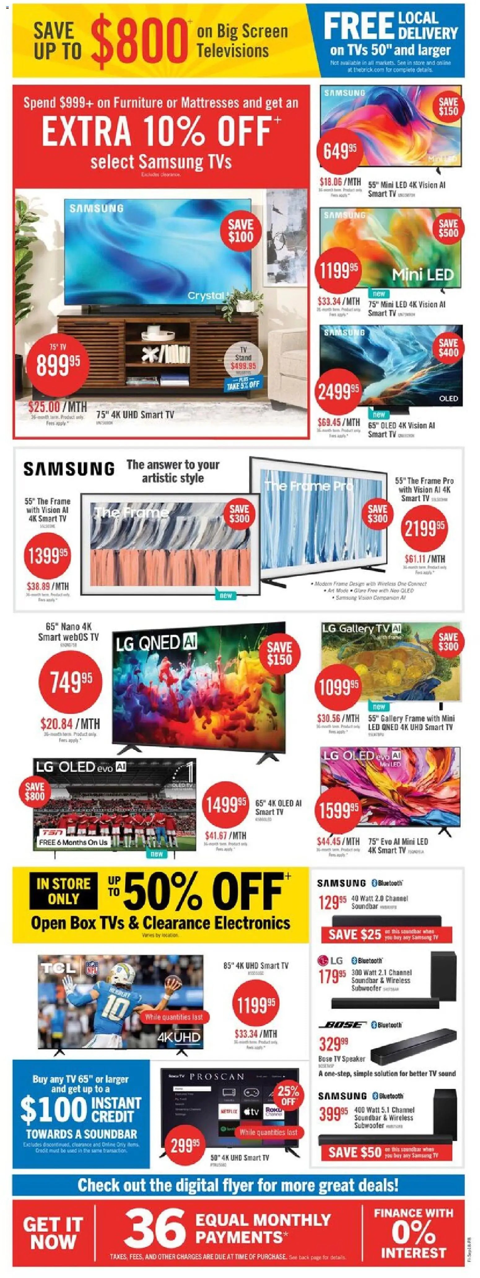 The Brick weekly flyer / circulaire