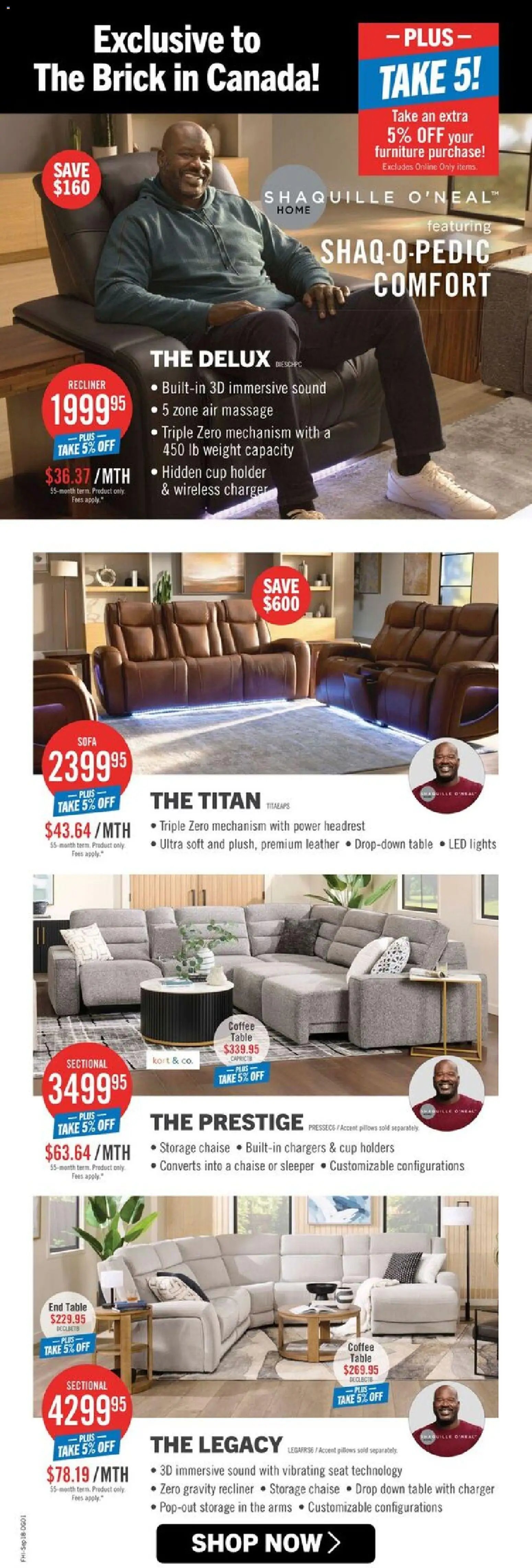 The Brick weekly flyer / circulaire