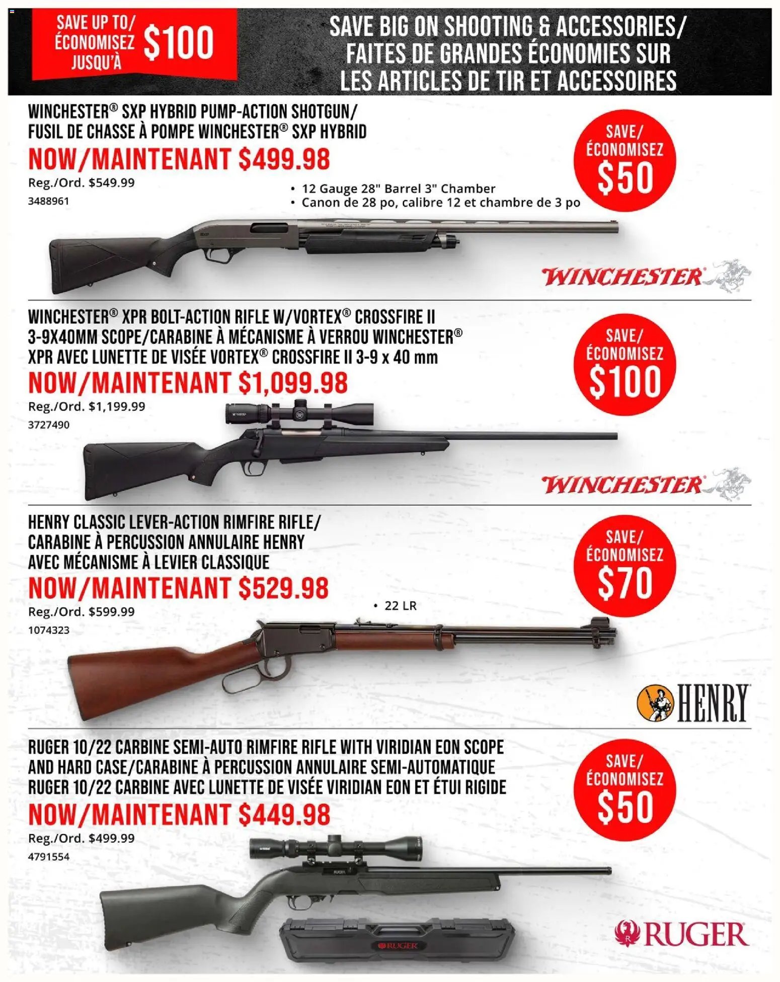 Cabelas weekly flyer / circulaire