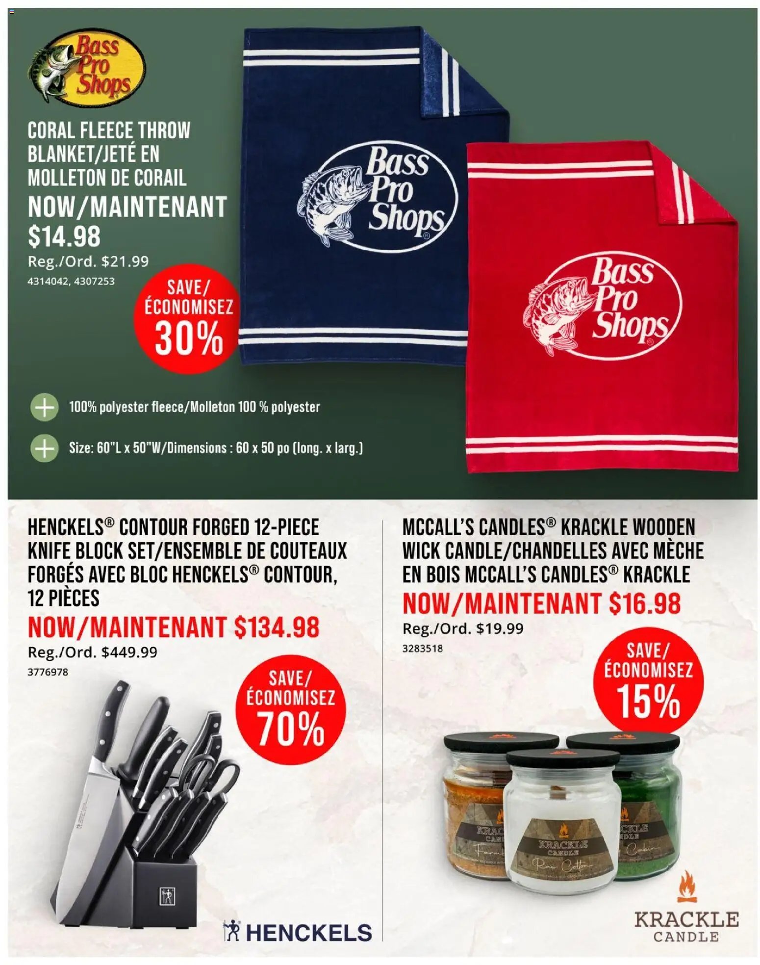 Cabelas weekly flyer / circulaire