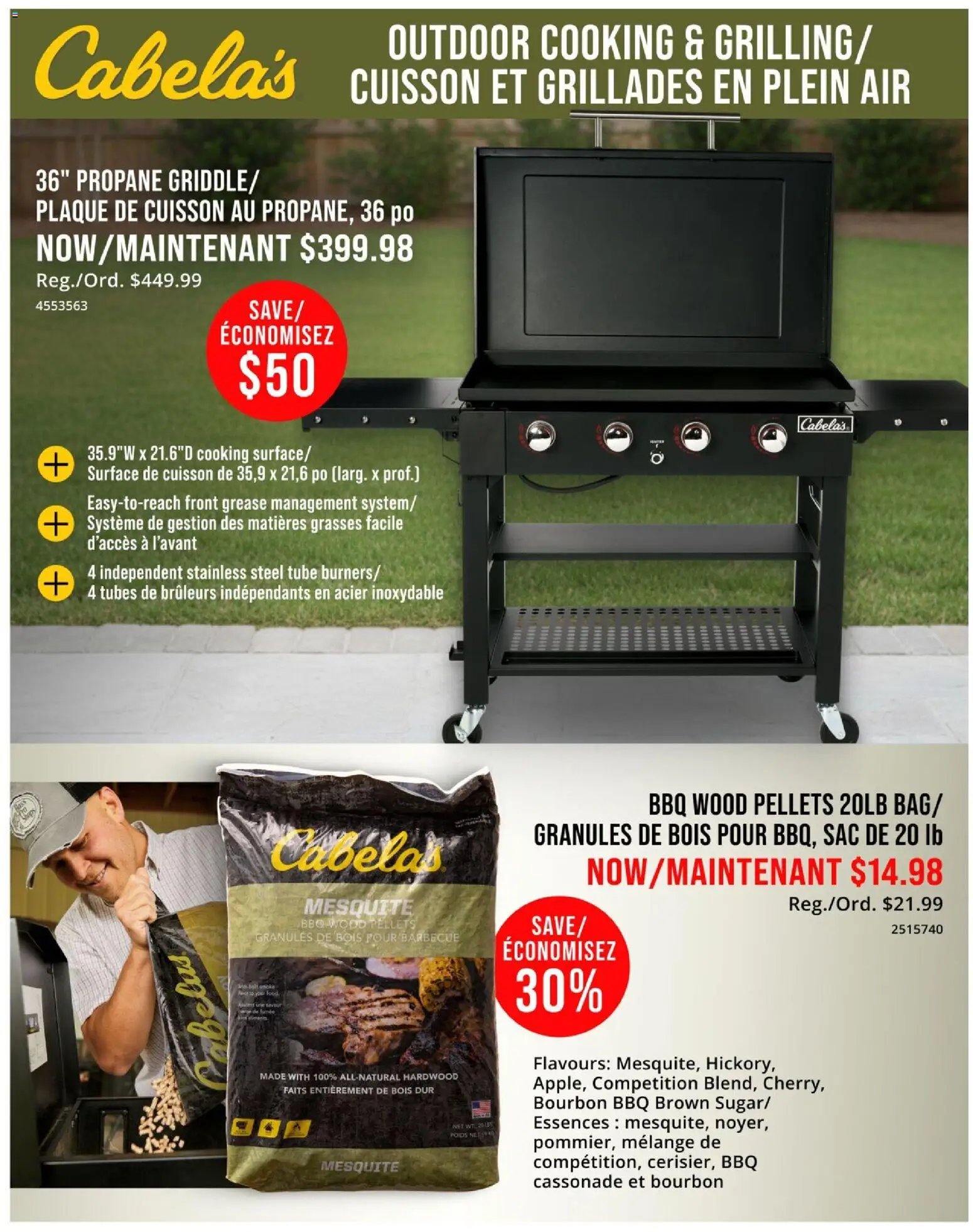 Cabelas weekly flyer / circulaire
