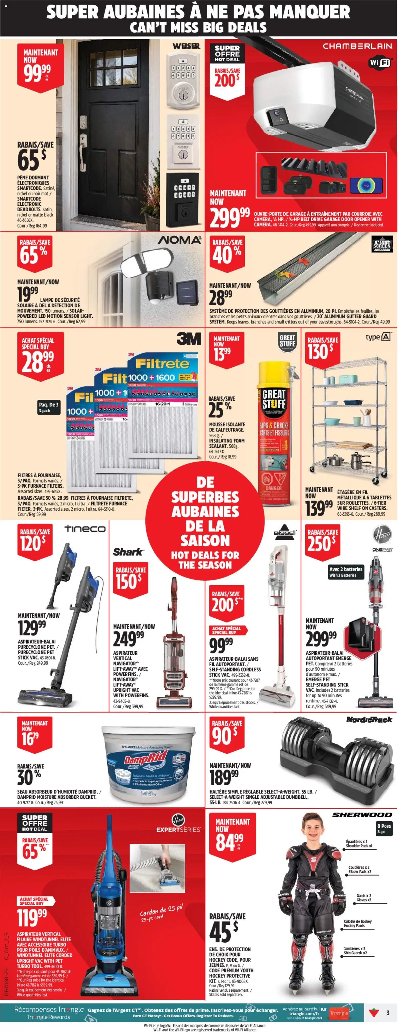 Canadian Tire circulaire - Grand solde rouge
