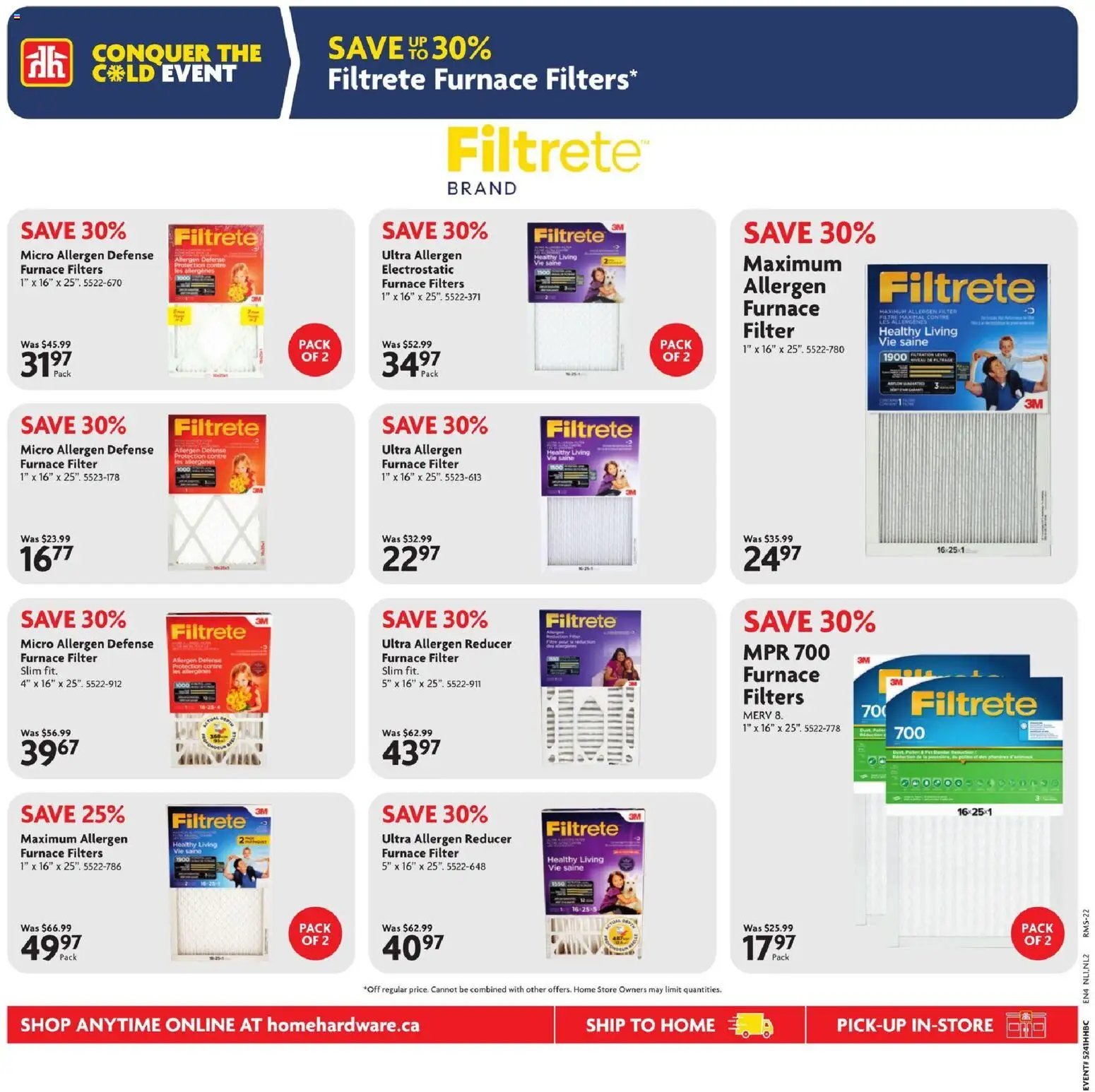 Home Hardware flyer - Conquer the cold event