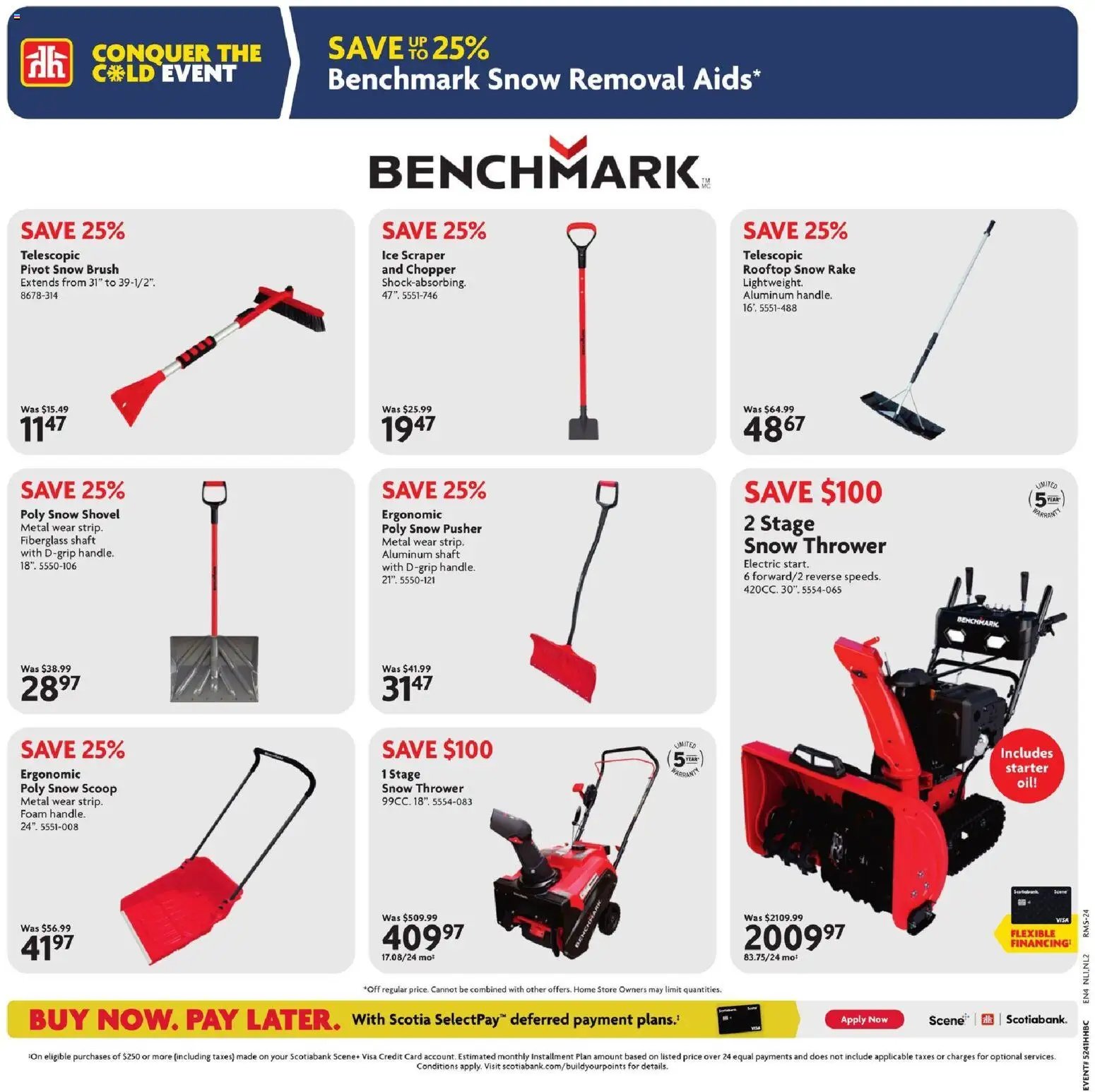 Home Hardware flyer - Conquer the cold event