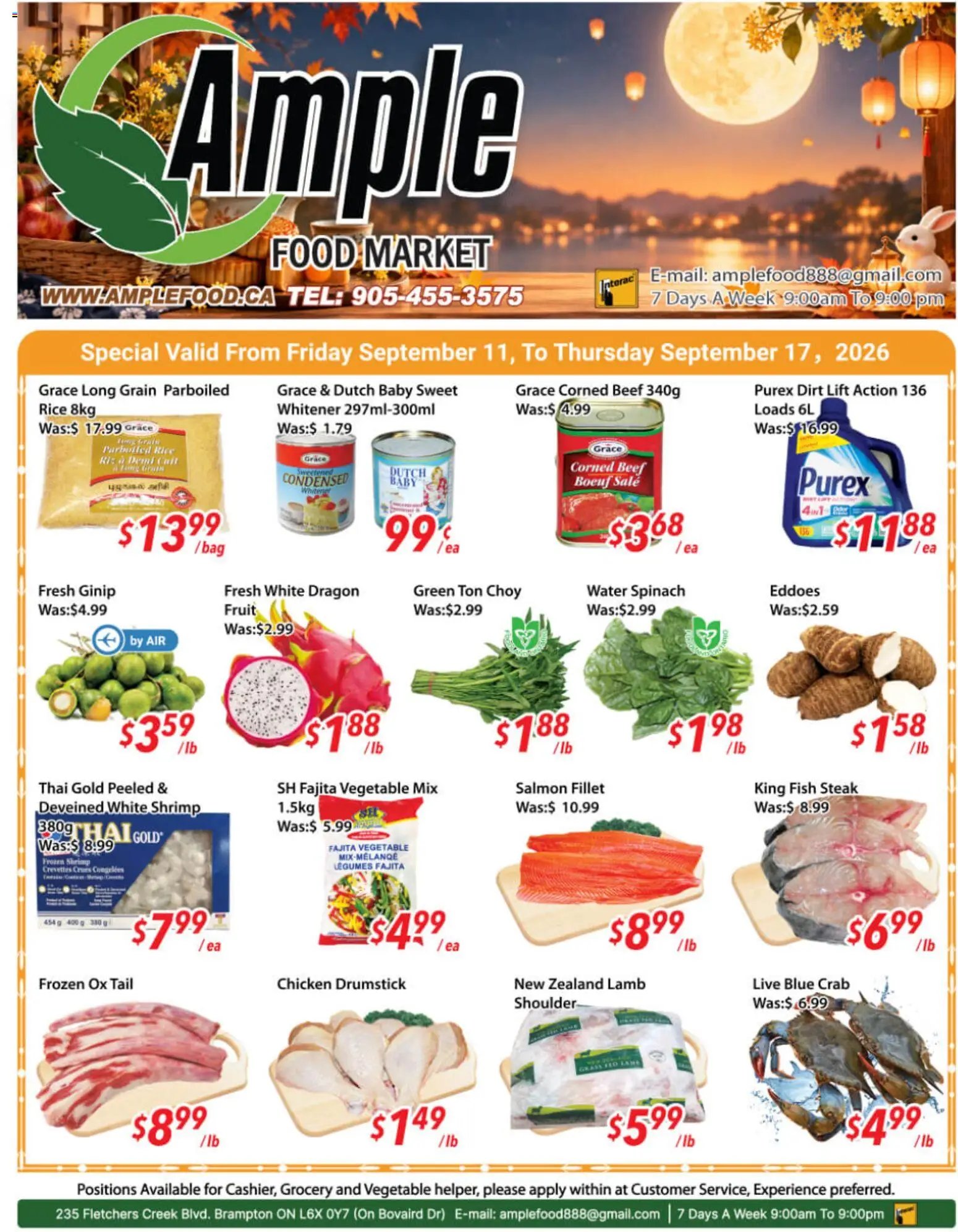 Ample Food Market weekly flyer / circulaire