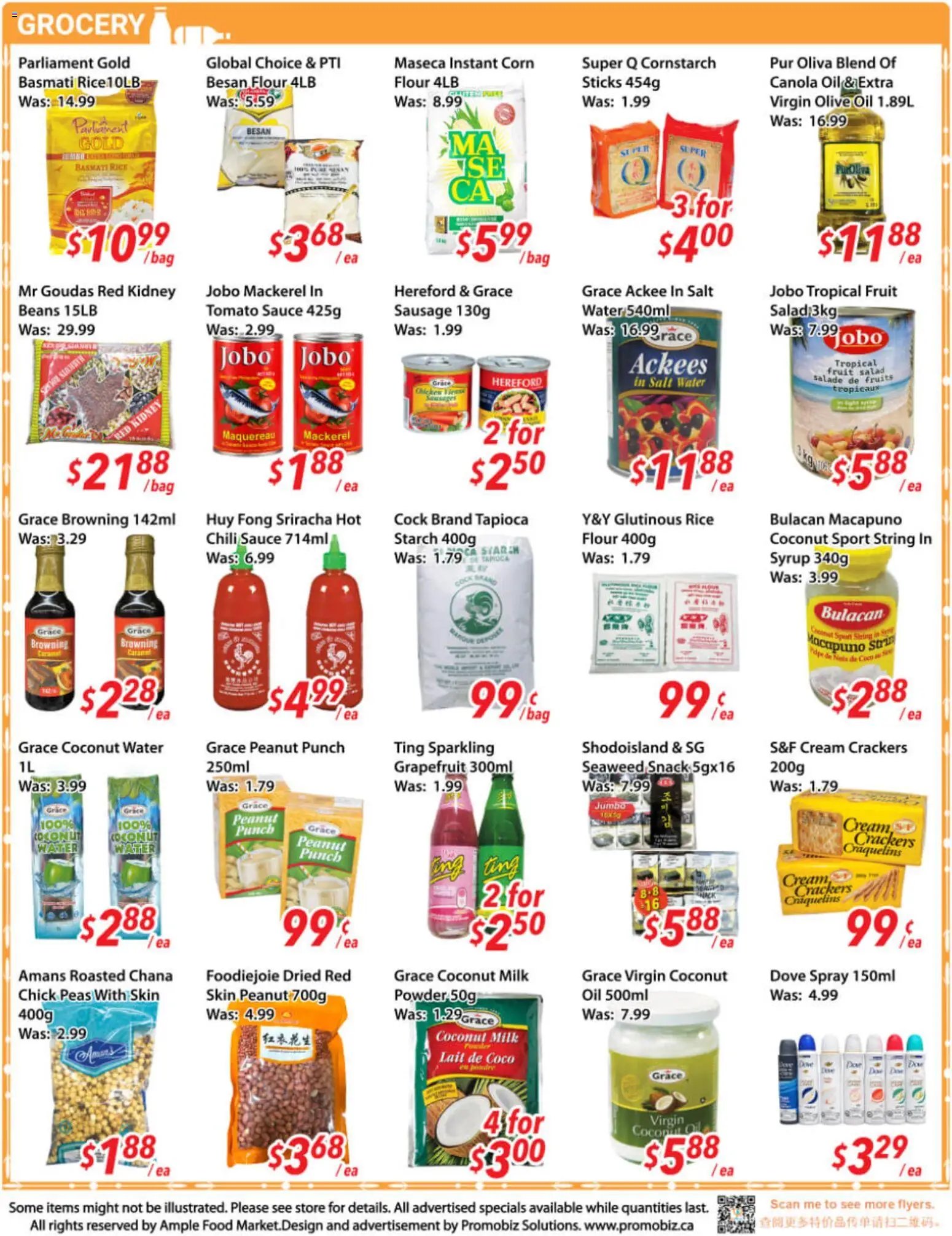 Ample Food Market weekly flyer / circulaire