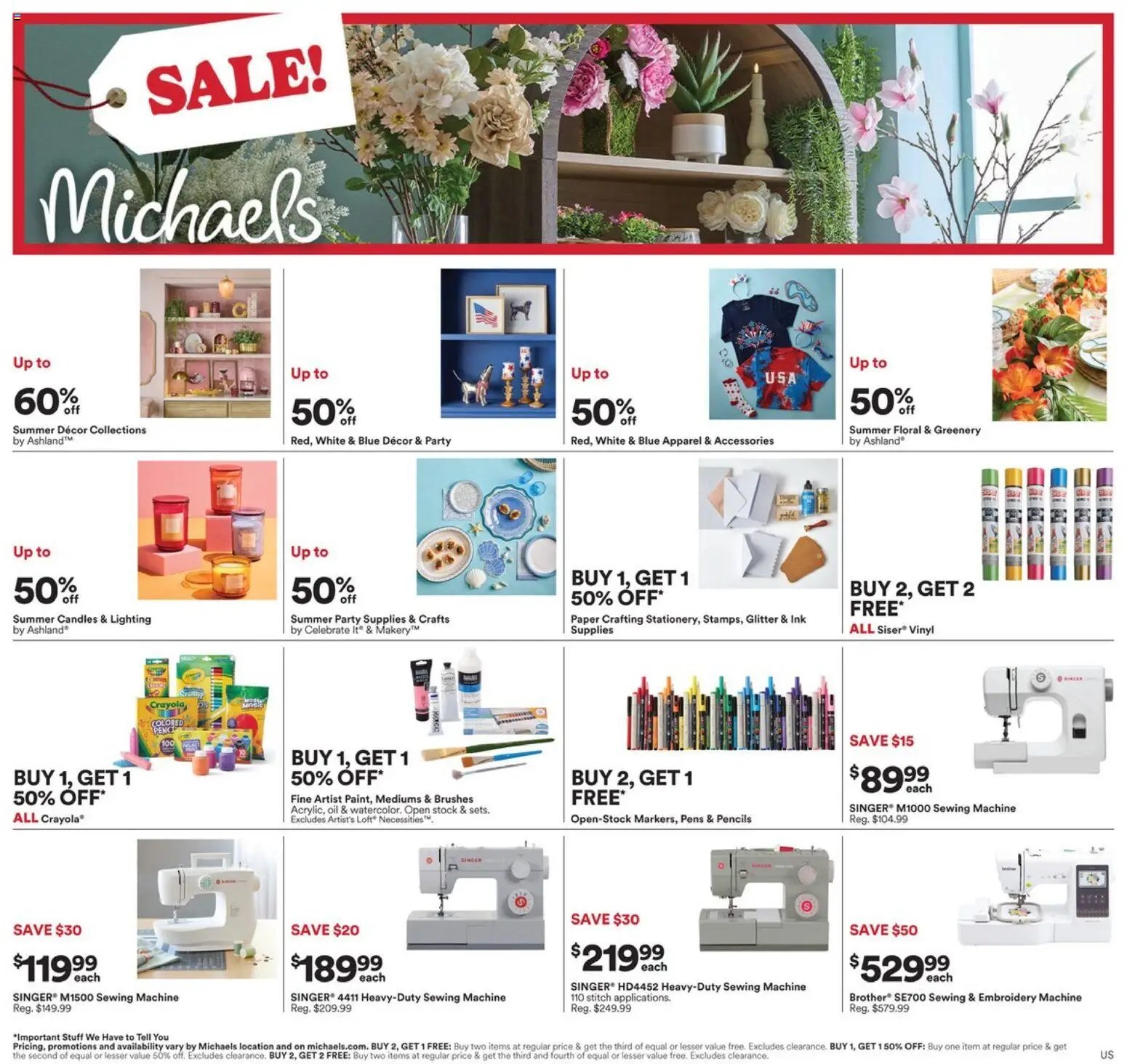 Michaels weekly flyer - Smyrna