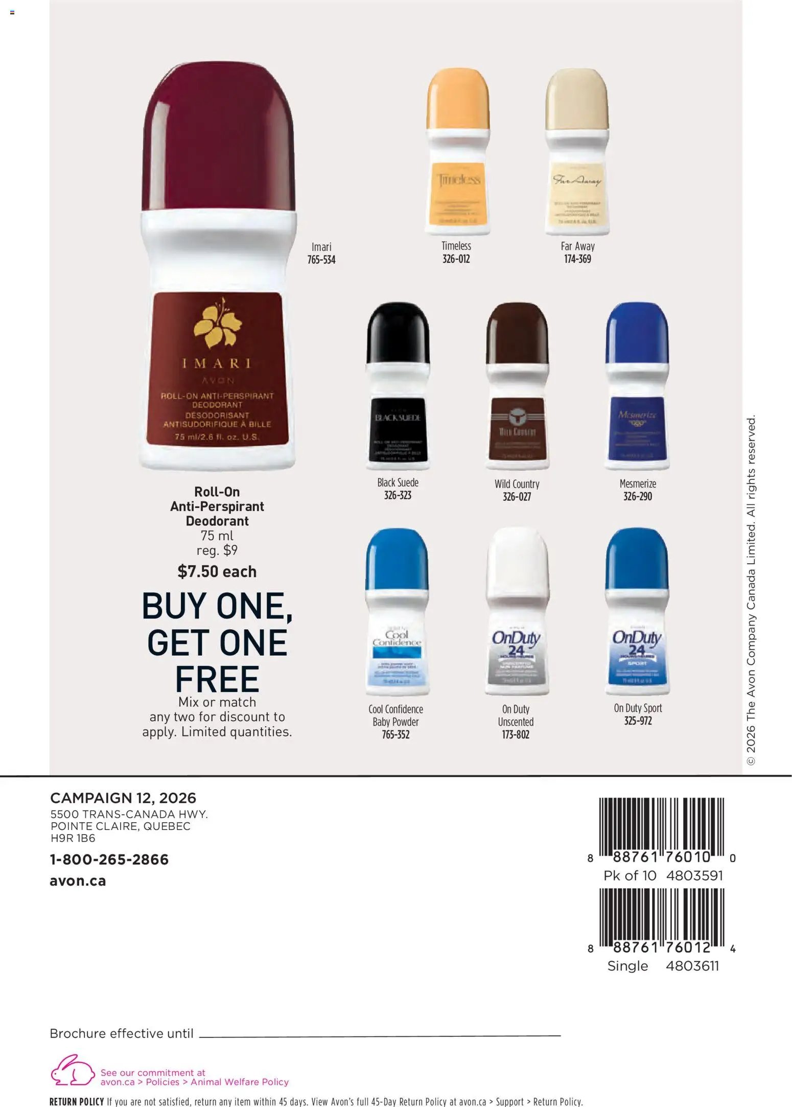 Avon Brochure Campaign