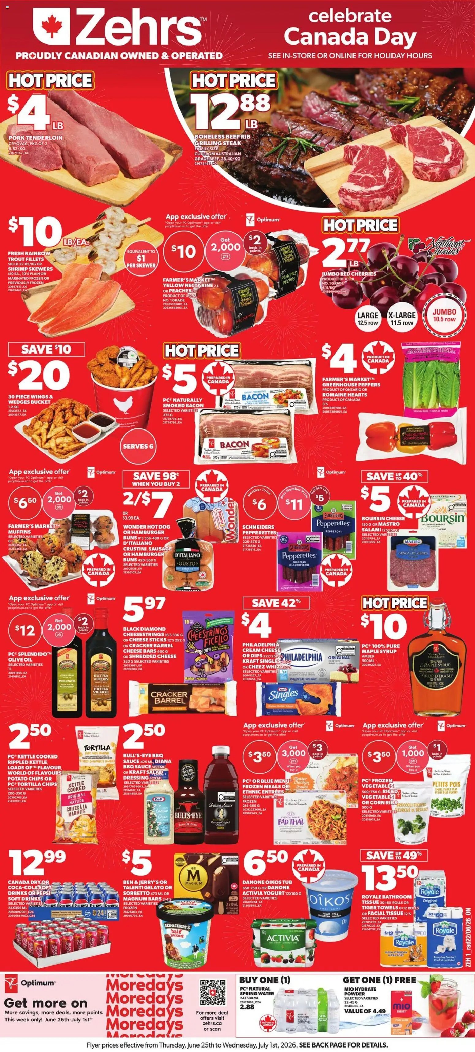 Zehrs weekly flyer / circulaire