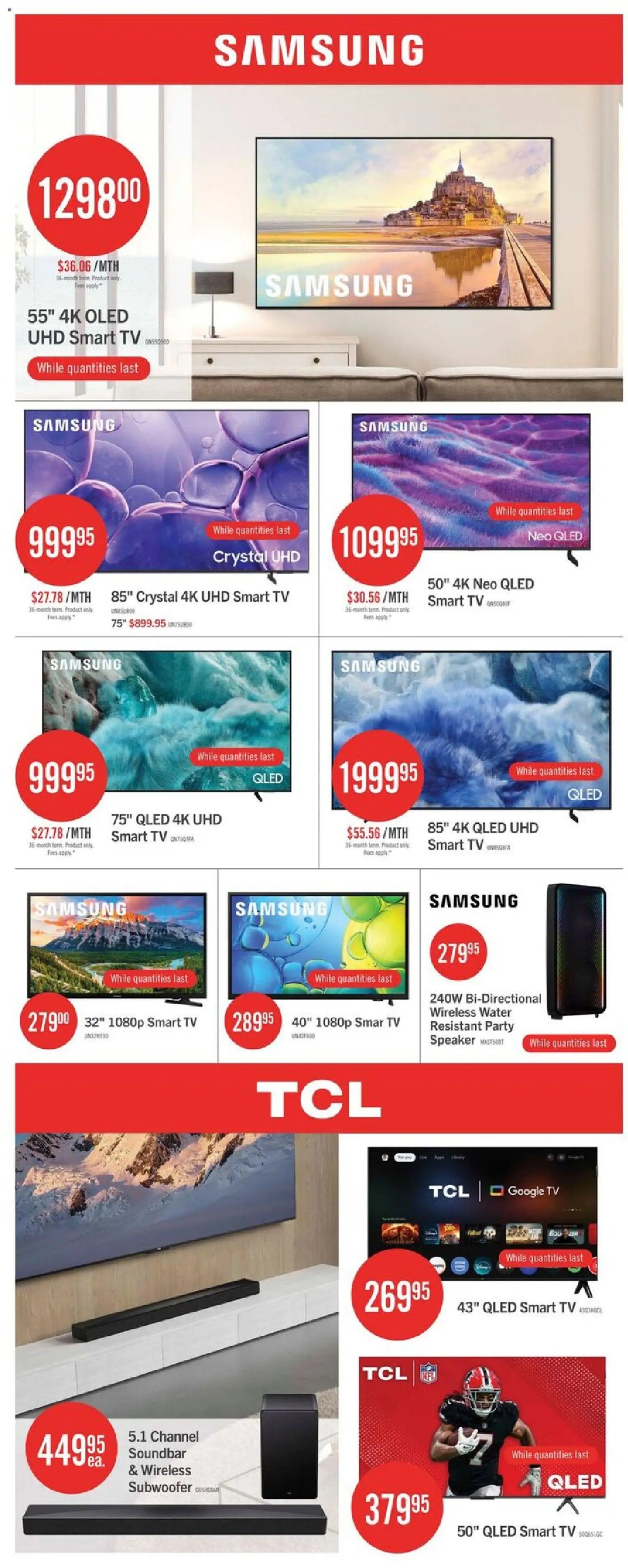 The Brick - Electronics flyer