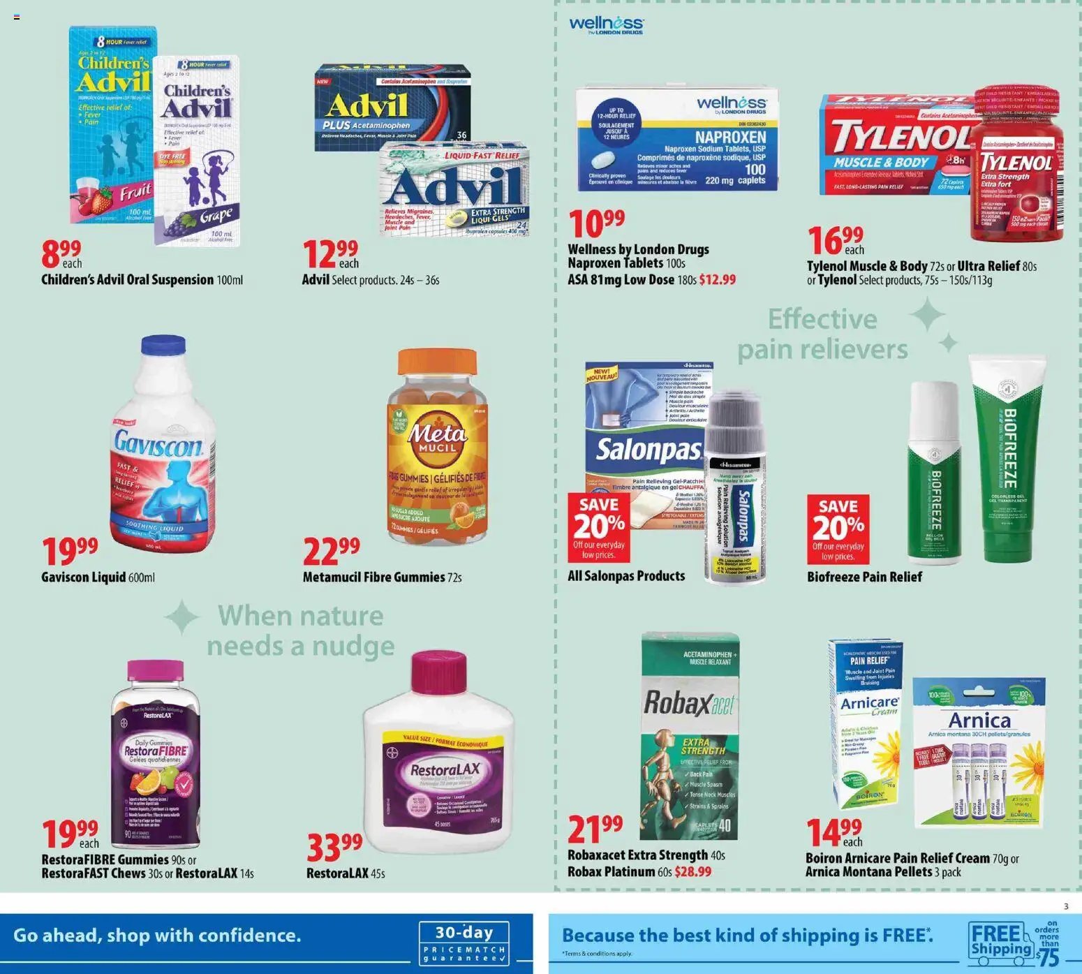 London Drugs flyer - Healthy Savings Event