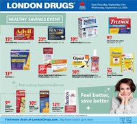 London Drugs flyer - Healthy Savings Event