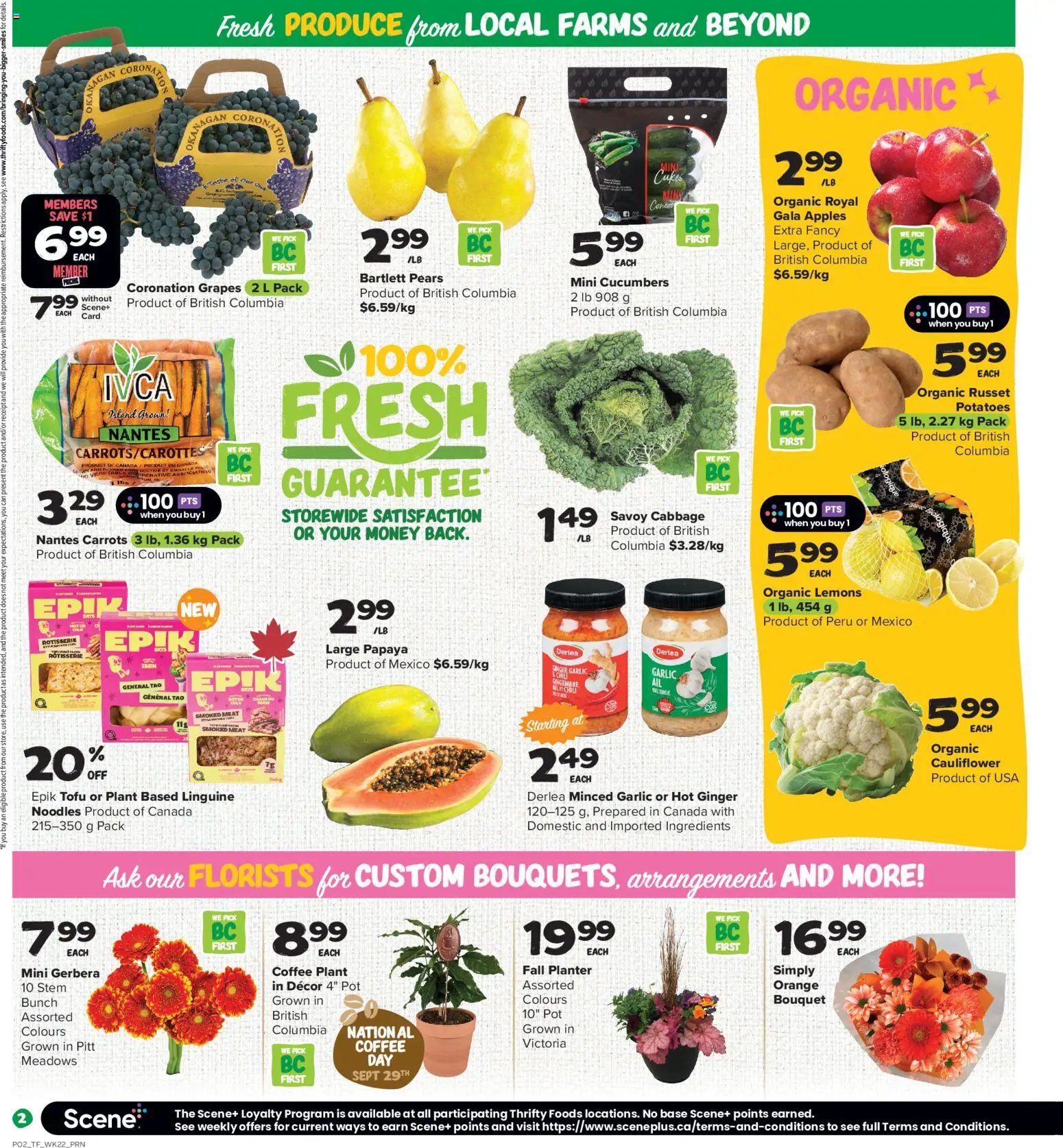 Thrifty Foods weekly flyer / circulaire