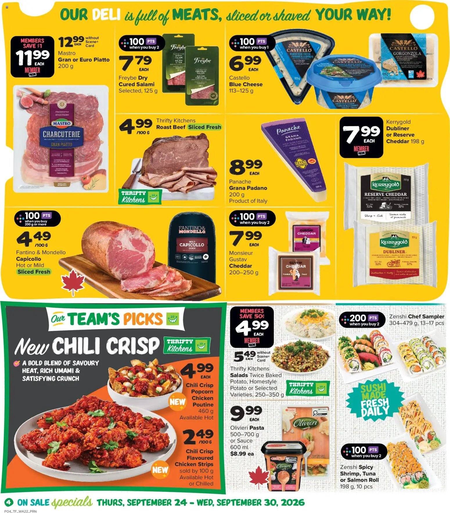 Thrifty Foods weekly flyer / circulaire