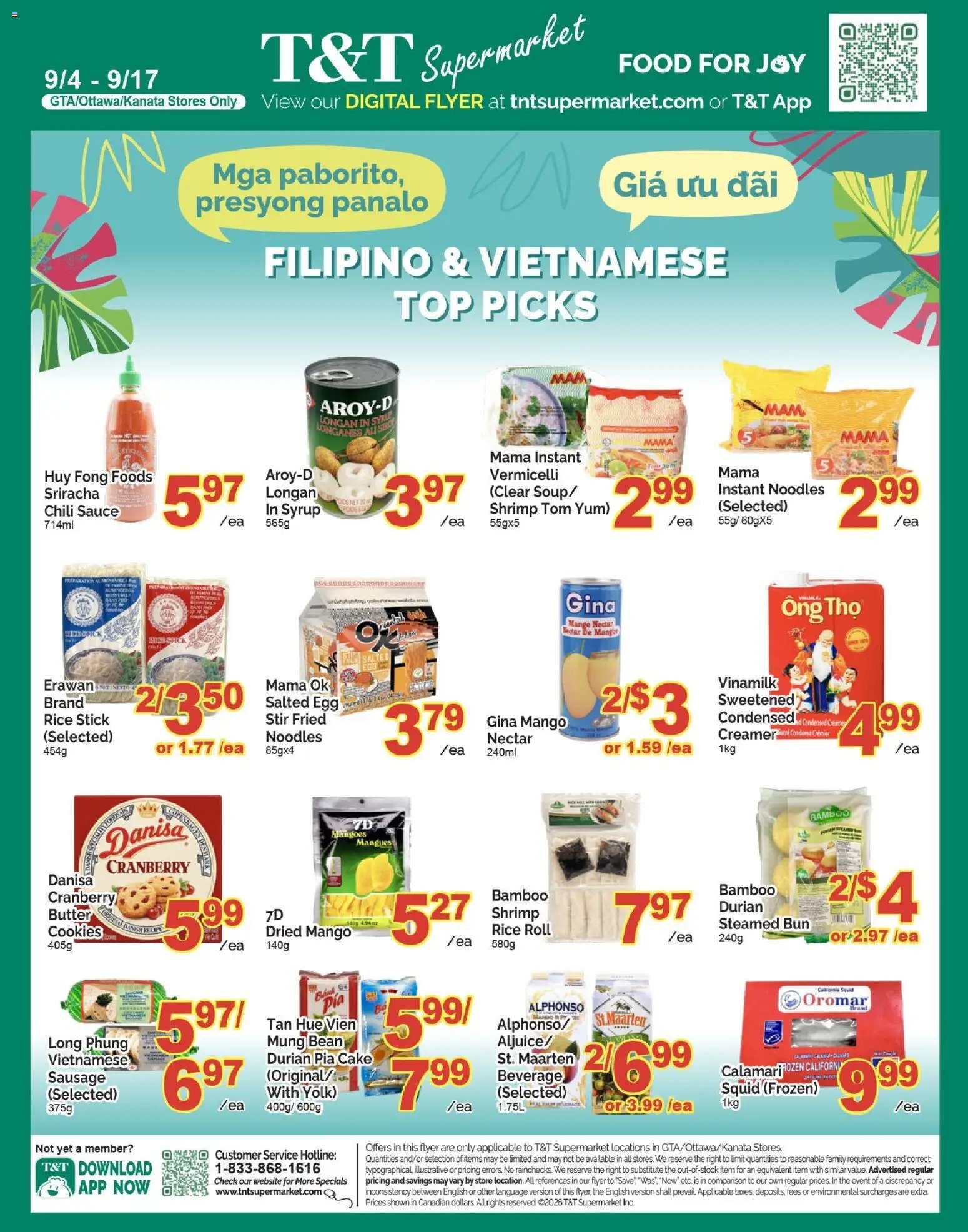 T&T Supermarket flyer - Filipino & Vietnamese Top Picks