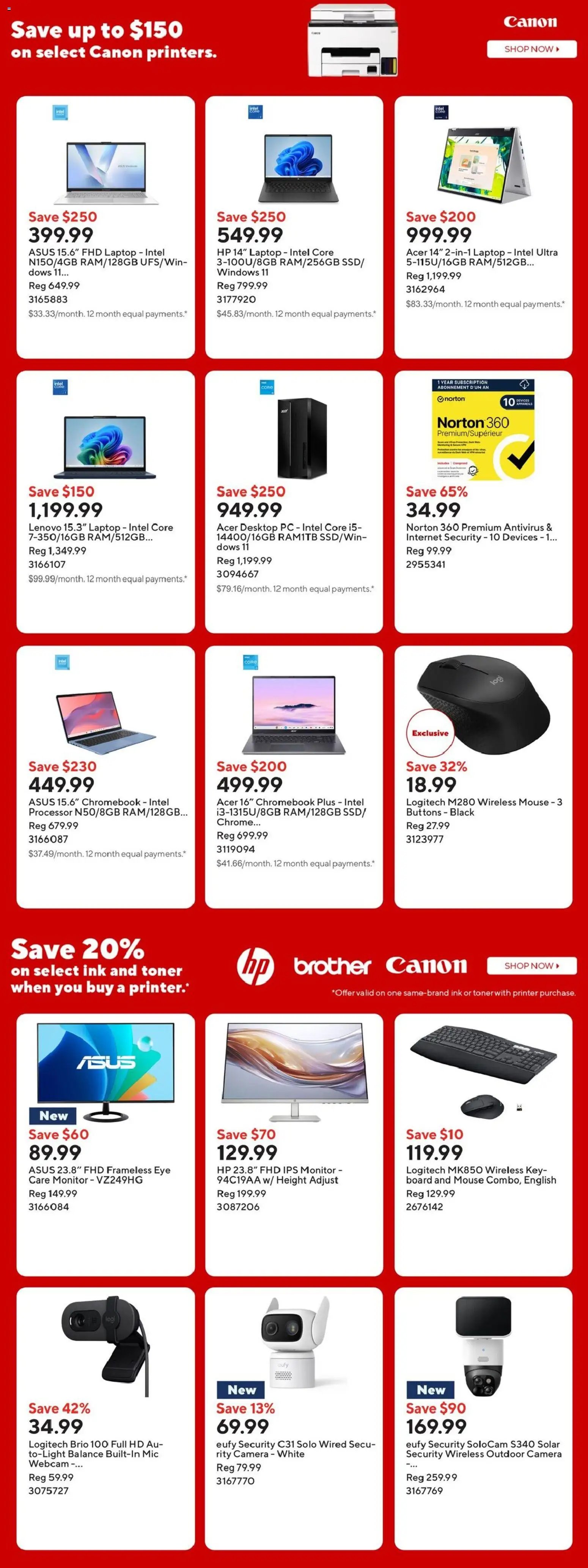 Staples weekly flyer / circulaire