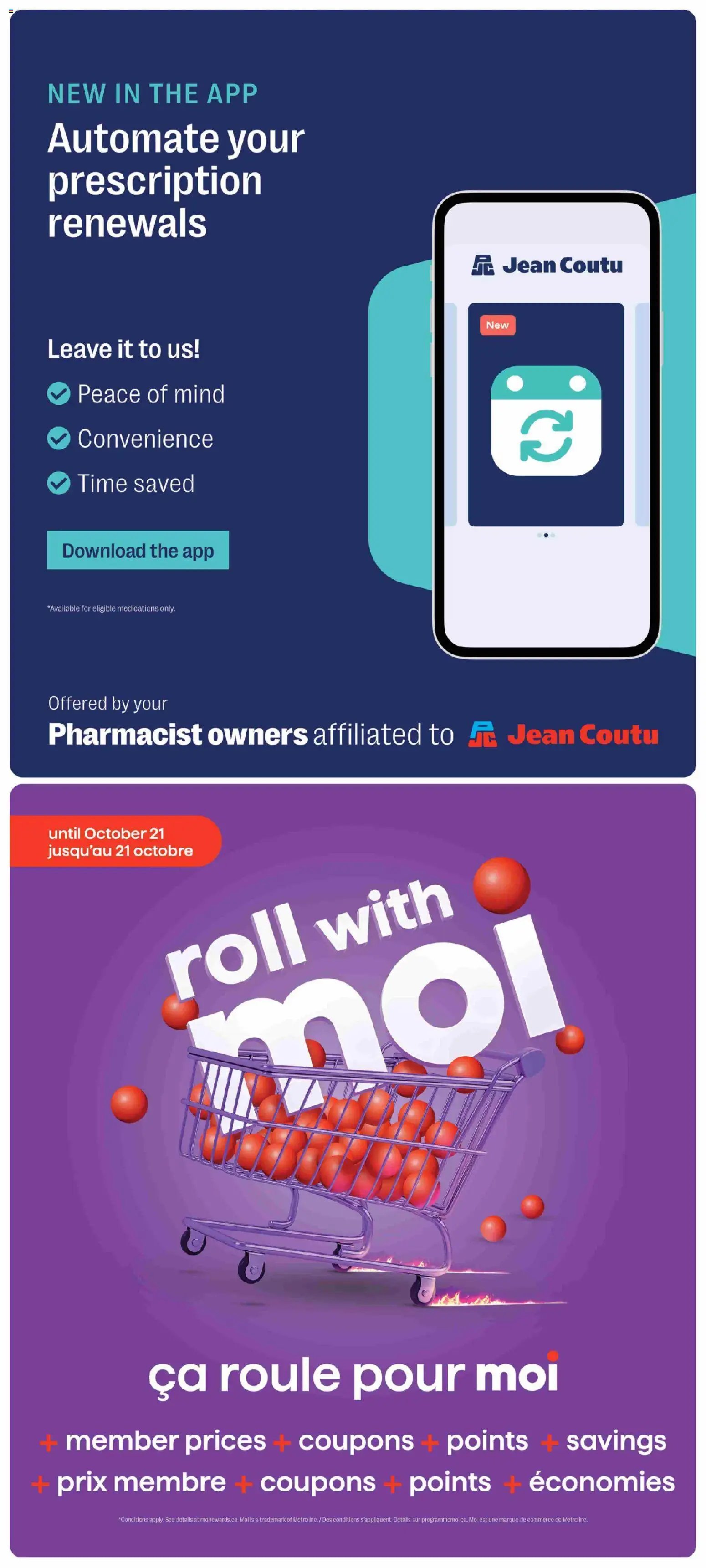 Jean Coutu weekly flyer