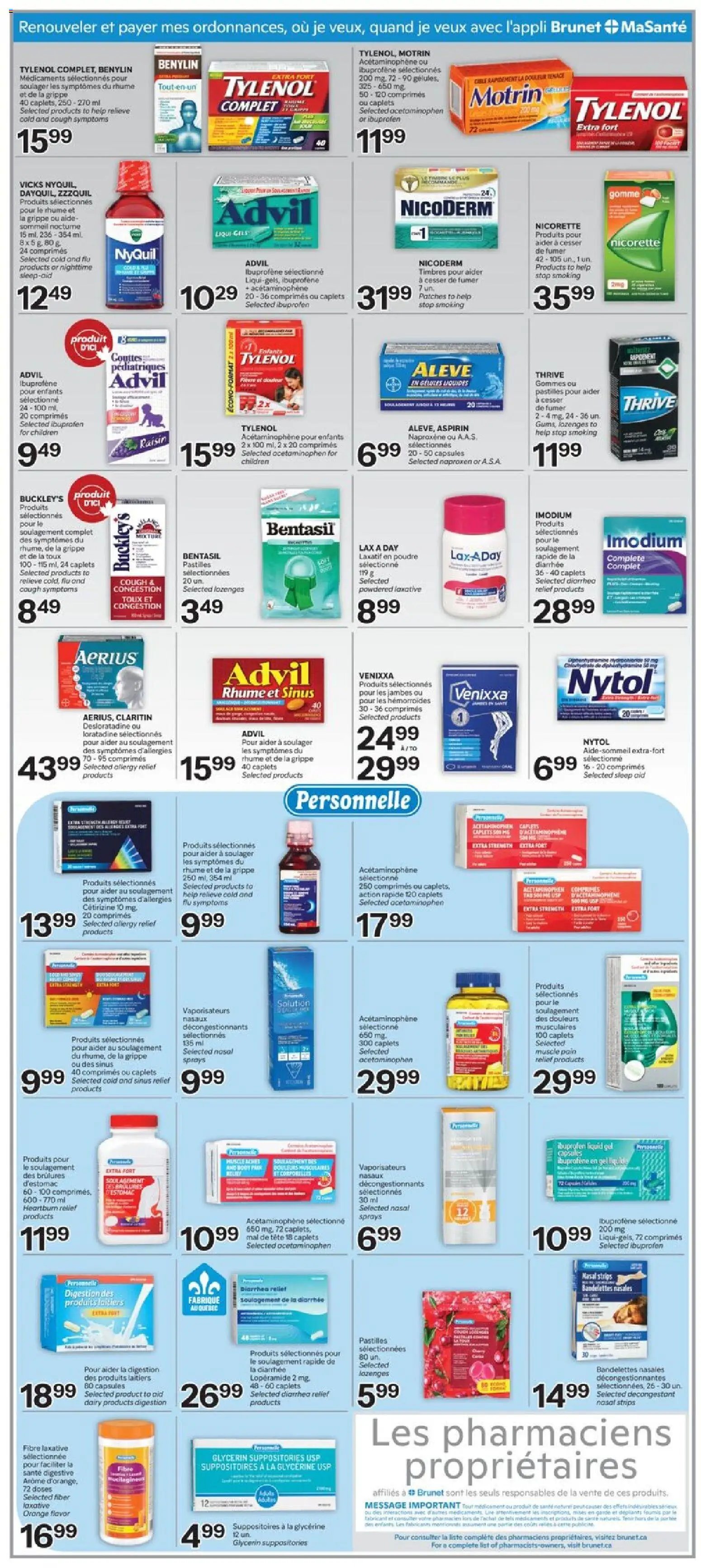Brunet weekly flyer / circulaire