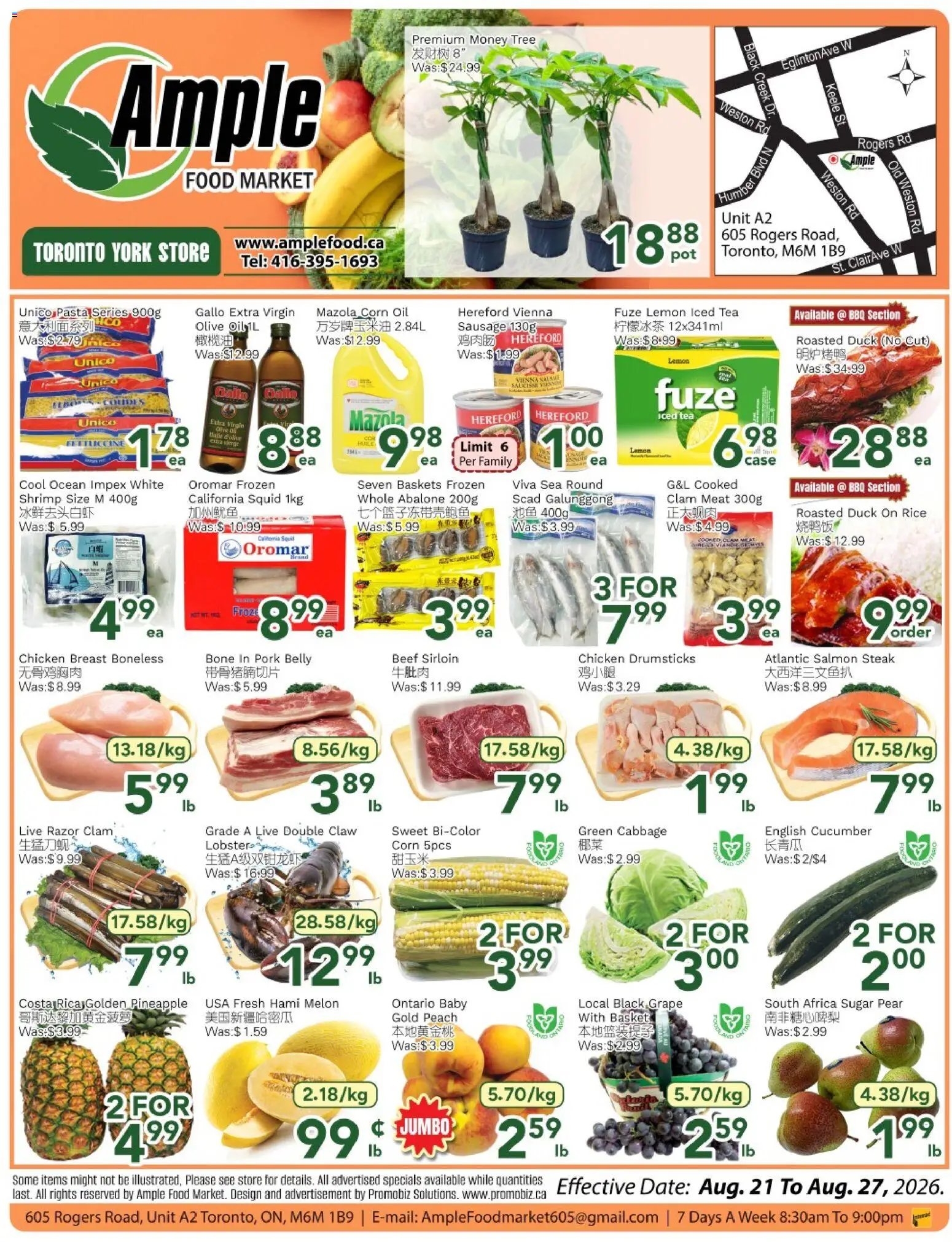 Ample Food Market weekly flyer Toronto York
