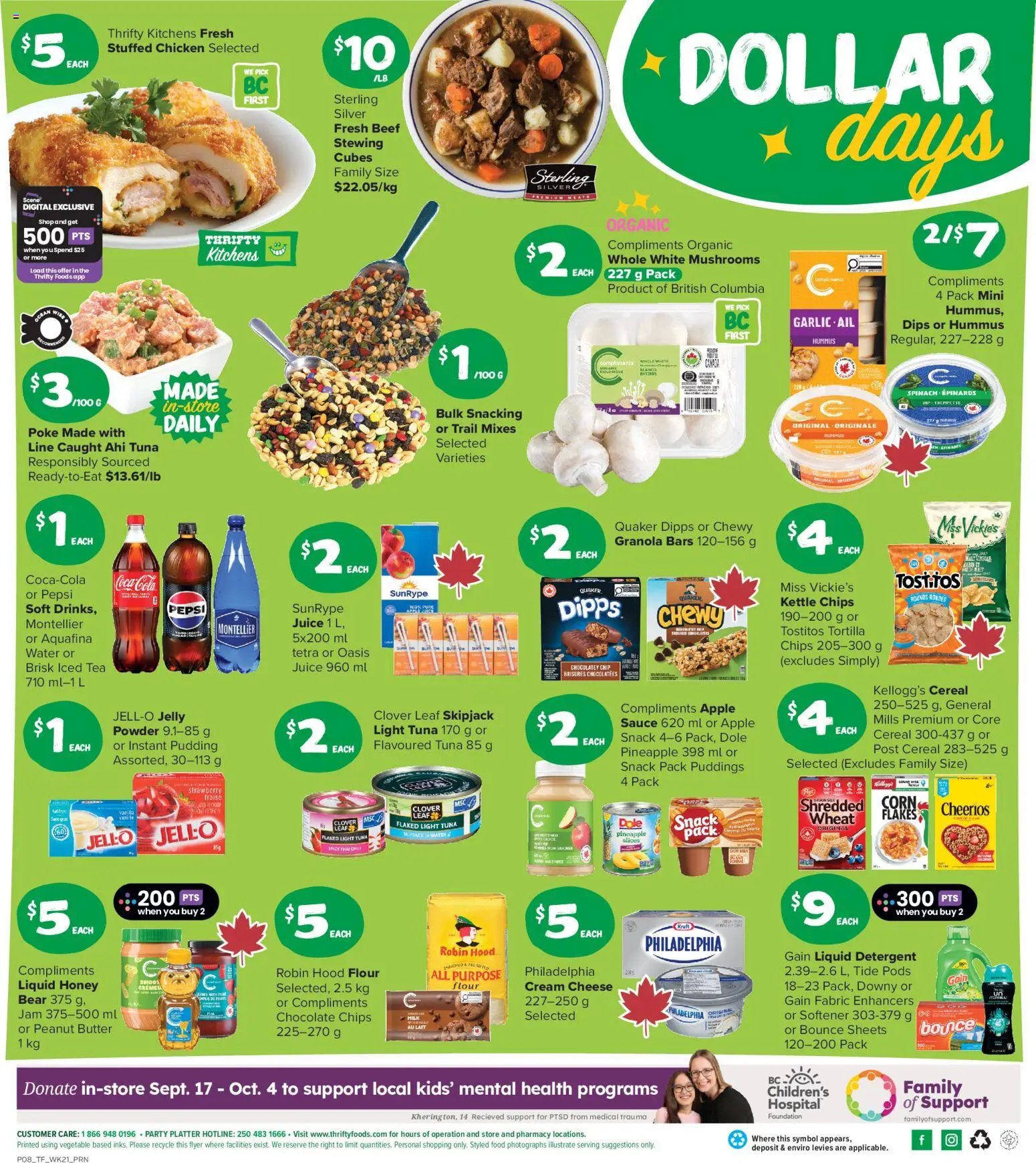 Thrifty Foods weekly flyer / circulaire