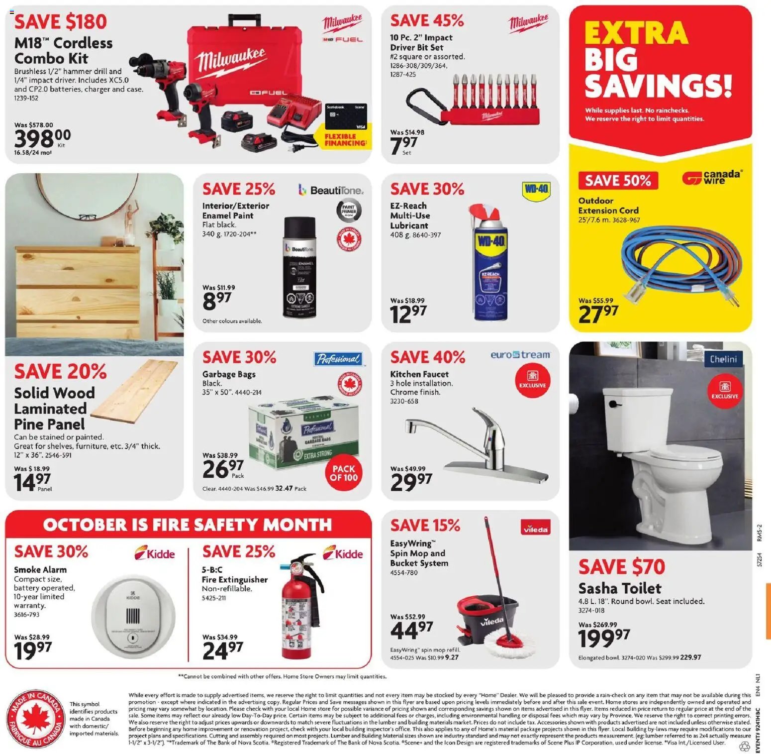 Home Hardware weekly flyer / circulaire