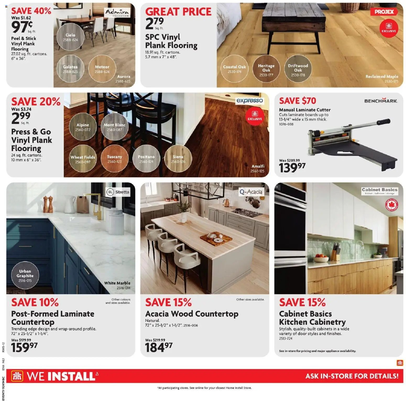 Home Hardware weekly flyer / circulaire